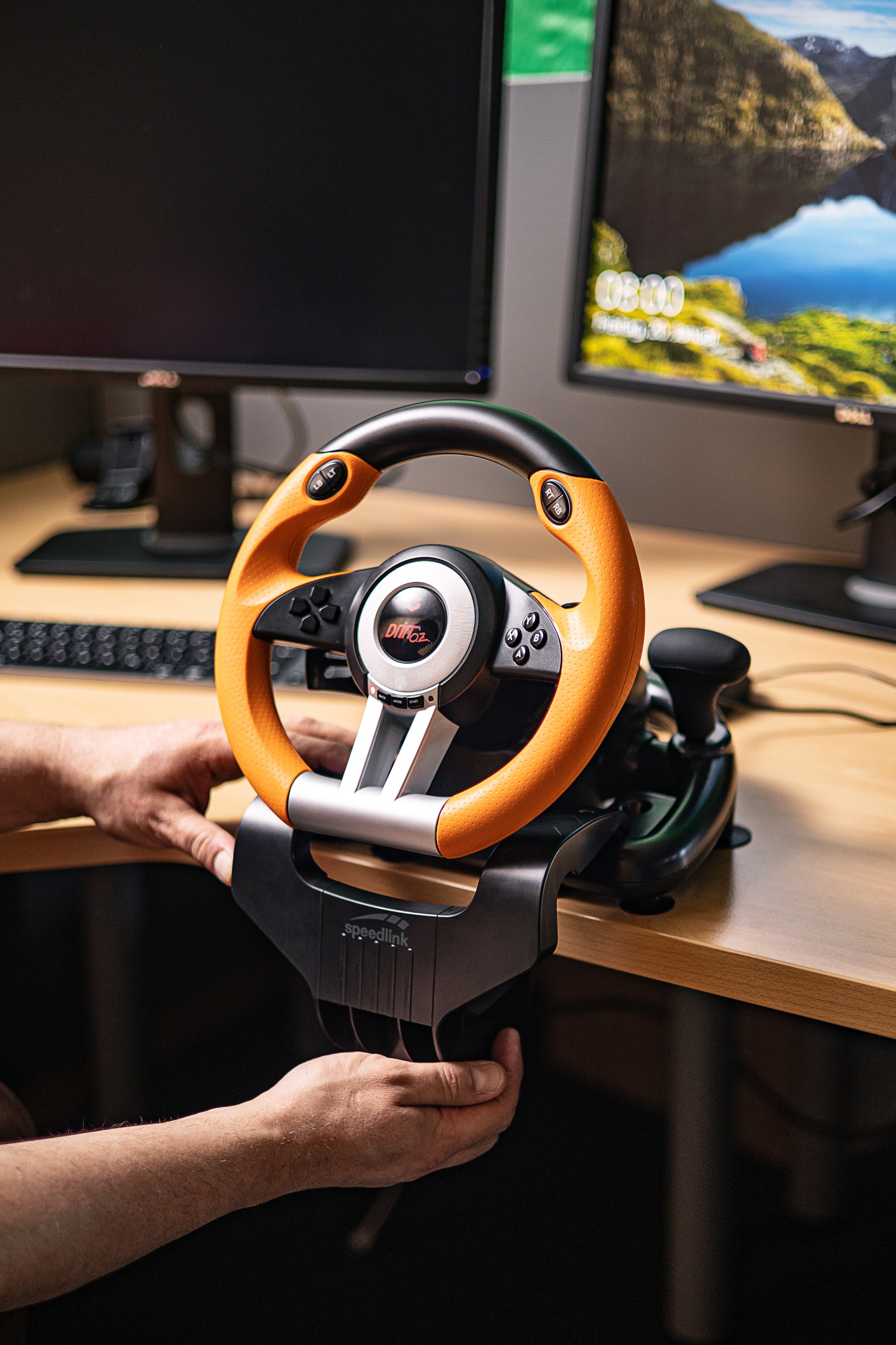Speedlink Halterung »TABLE MOUNT Lenkrad Halterung für DRIFT O.Z./ TRAILBLAZER Racing Wheel«, Tischhalterung mit Handschraube bis 40mm Tischdicke