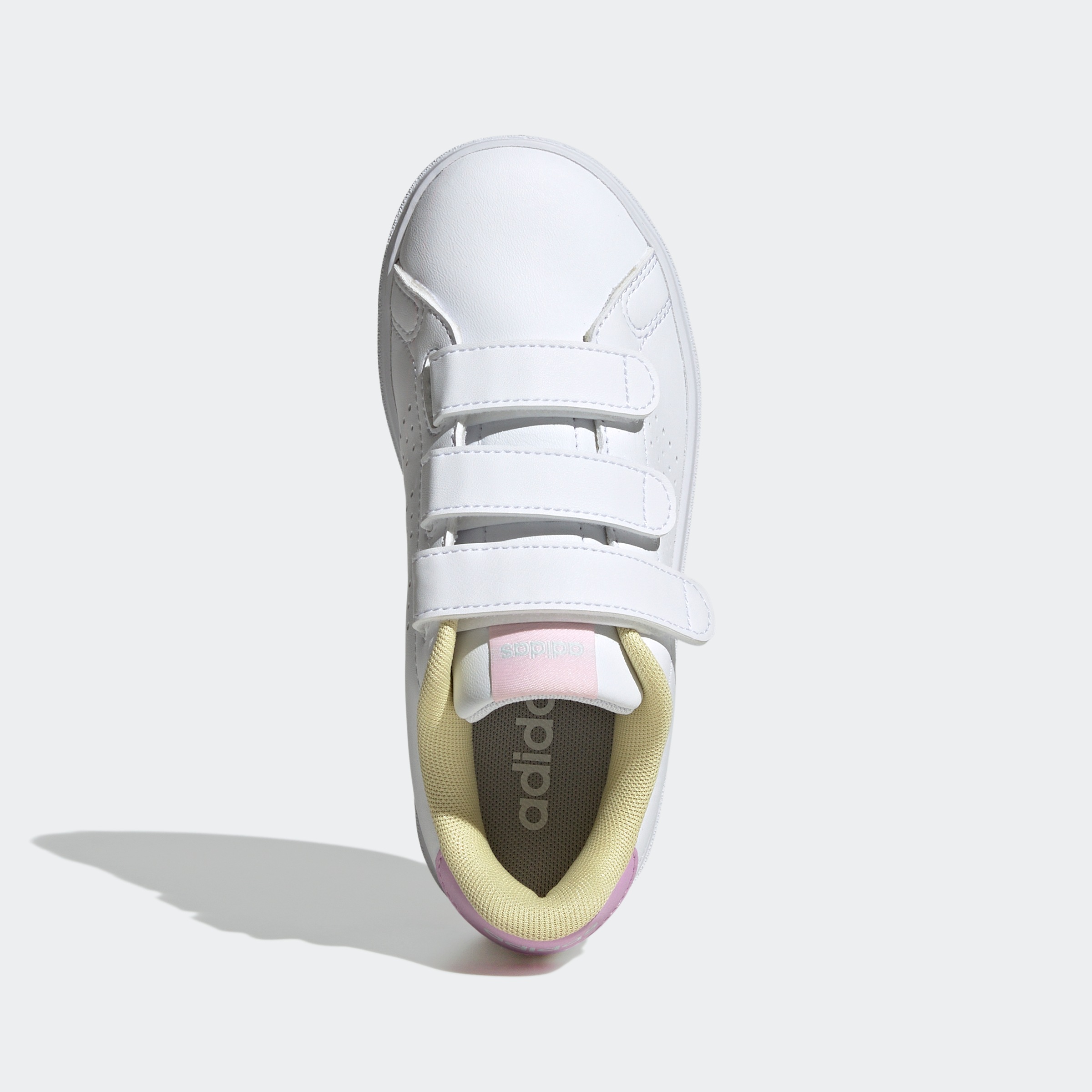 adidas Sportswear Klettschuh »ADVANTAGE BASE 2.0 KIDS«, Design auf den Spuren des adidas Stan Smith