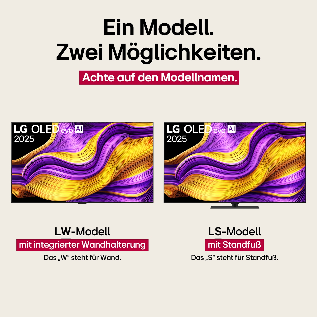 LG OLED-Fernseher »OLED55G57LW« 139 cm/55 ″ Smart-TV