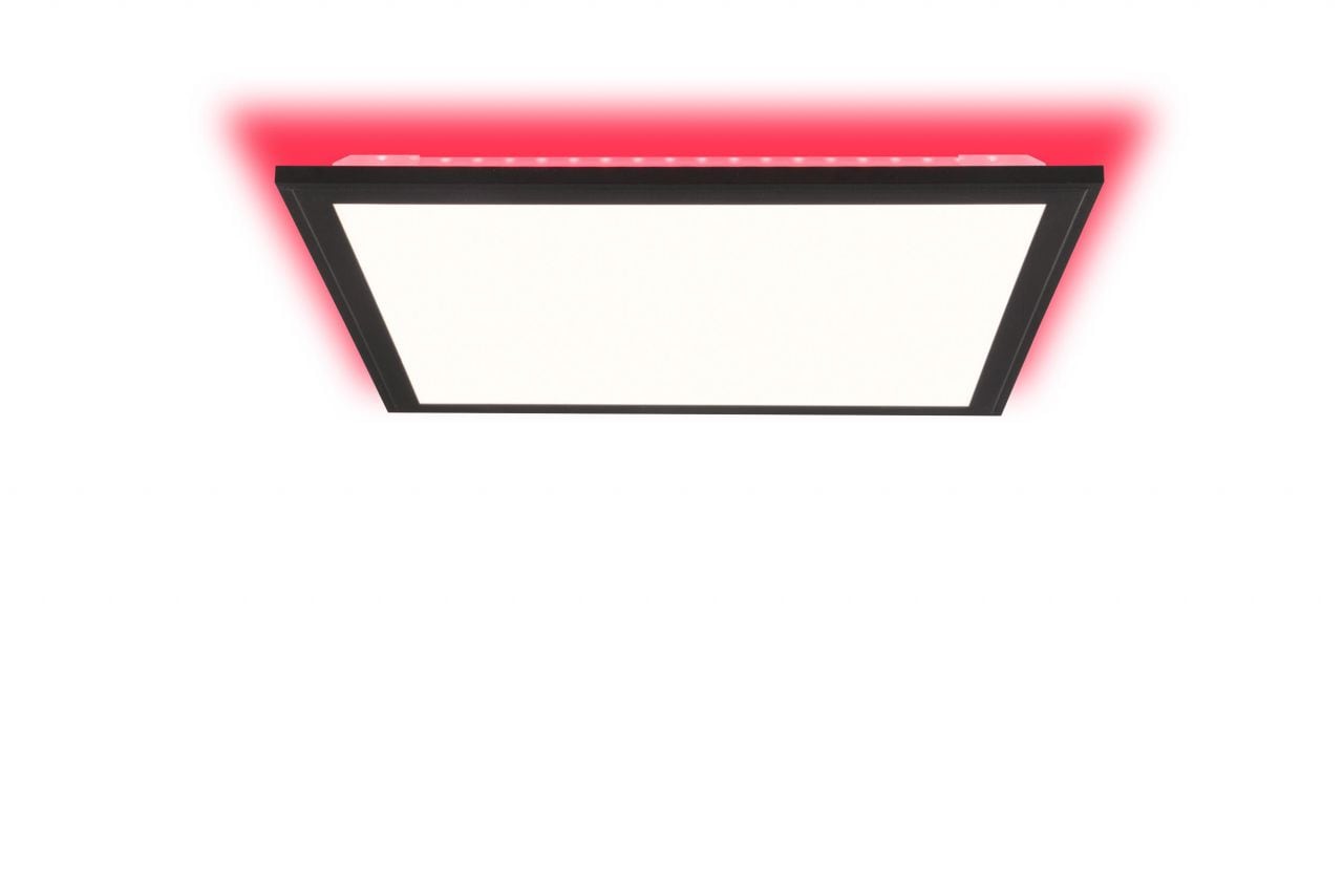 online RGB-Backlight, »Allie«, Jahren LED 1 mit CCT, Brilliant 2400 flammig-flammig, 40 kaufen Garantie Panel XXL 40 Fernbed., lm, cm, 3 x | dimmbar, schwarz