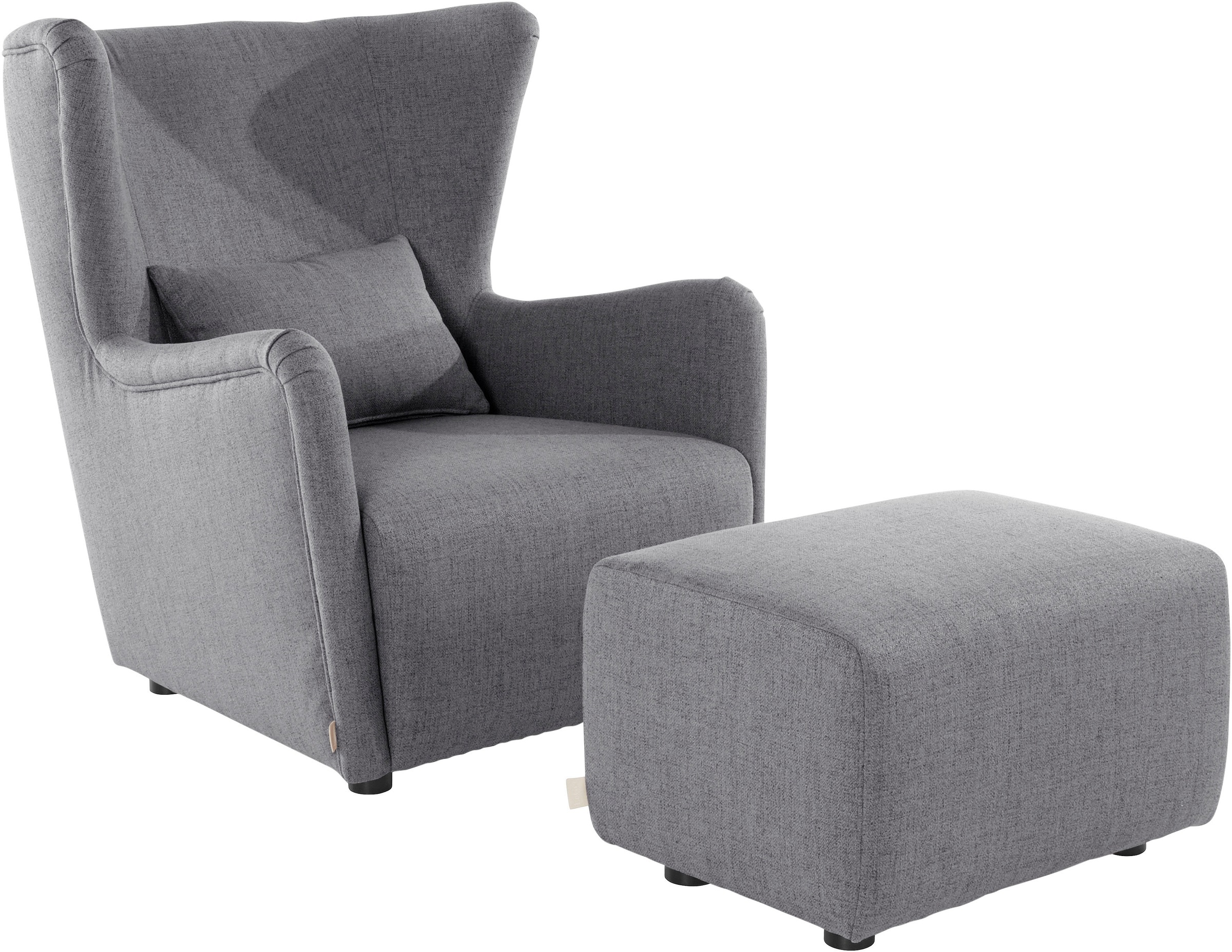 LeGer Home by Lena Gercke Ohrensessel »Levke Sessel«, wahlweise mit oder ohne Hocker