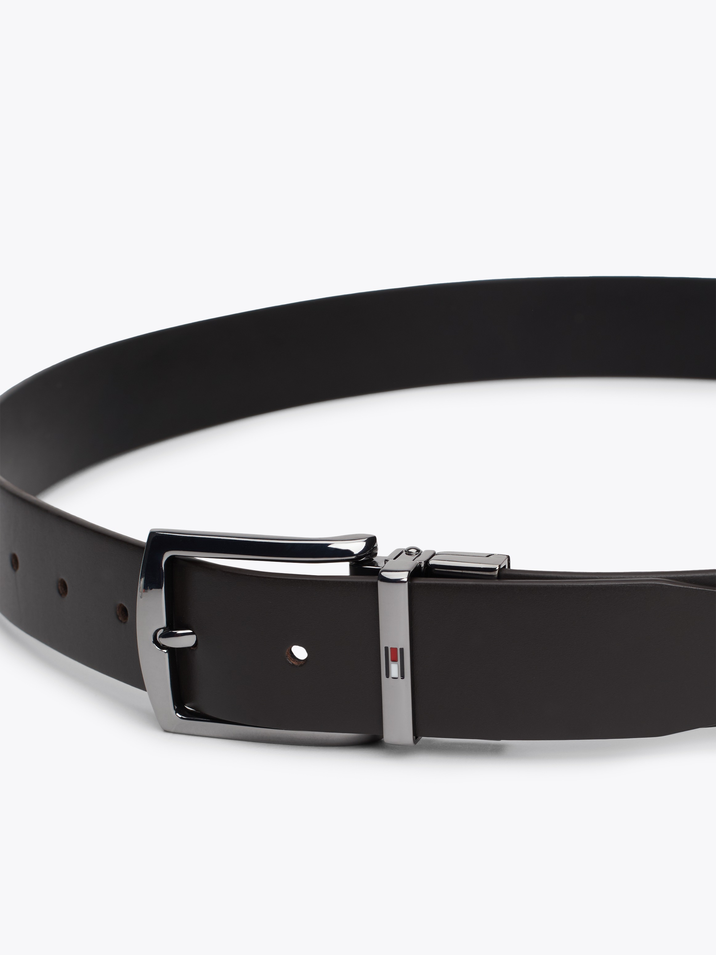 Tommy Hilfiger Ledergürtel »Denton Rev. 3.5 cm«, mit Logoprägung