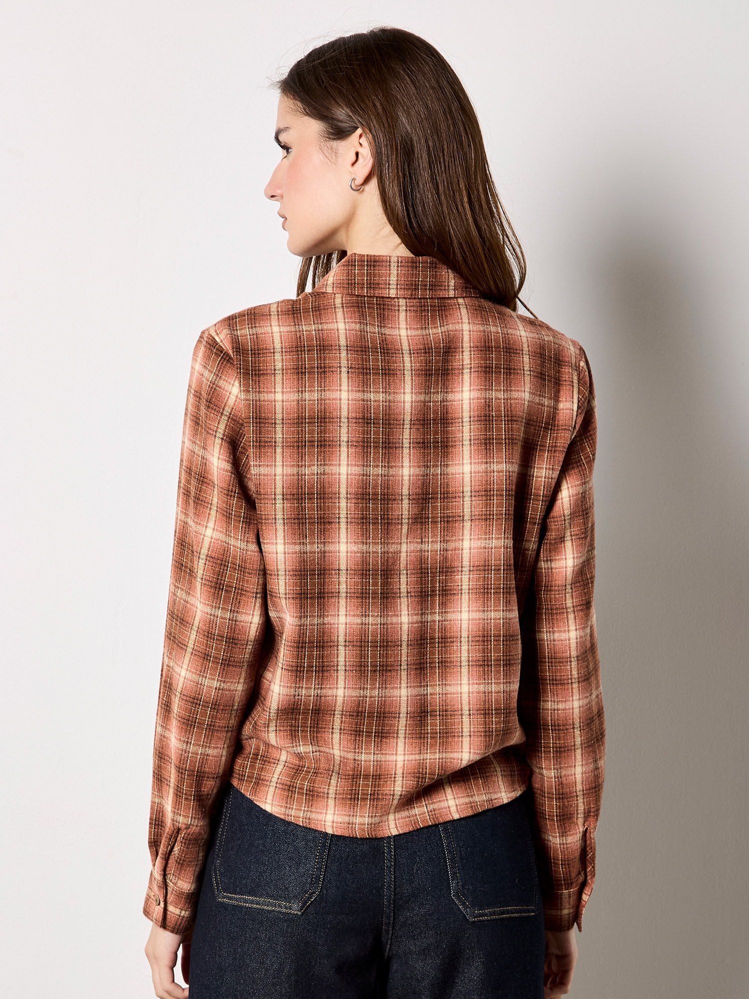 Apricot Klassische Bluse »Bluse« mit Karomuster