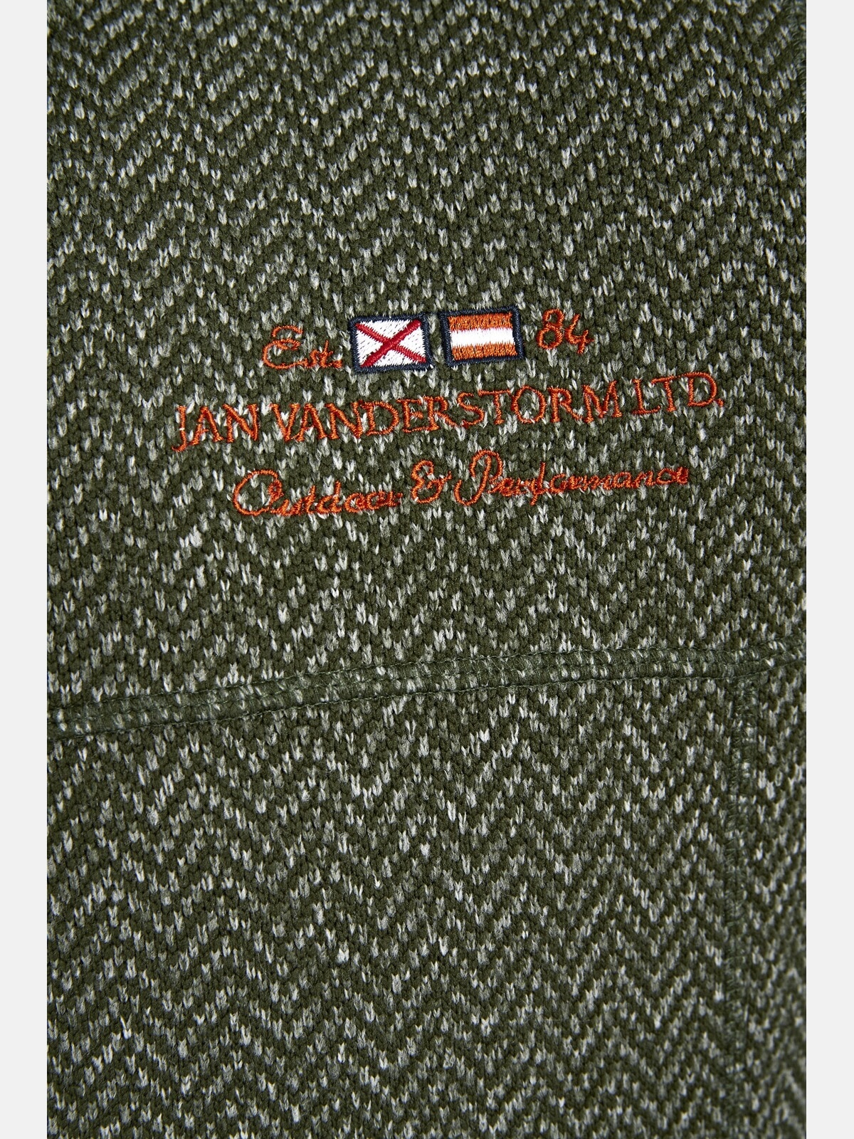 Jan Vanderstorm Sweatjacke »Strickfleecejacke KOLMUND«

