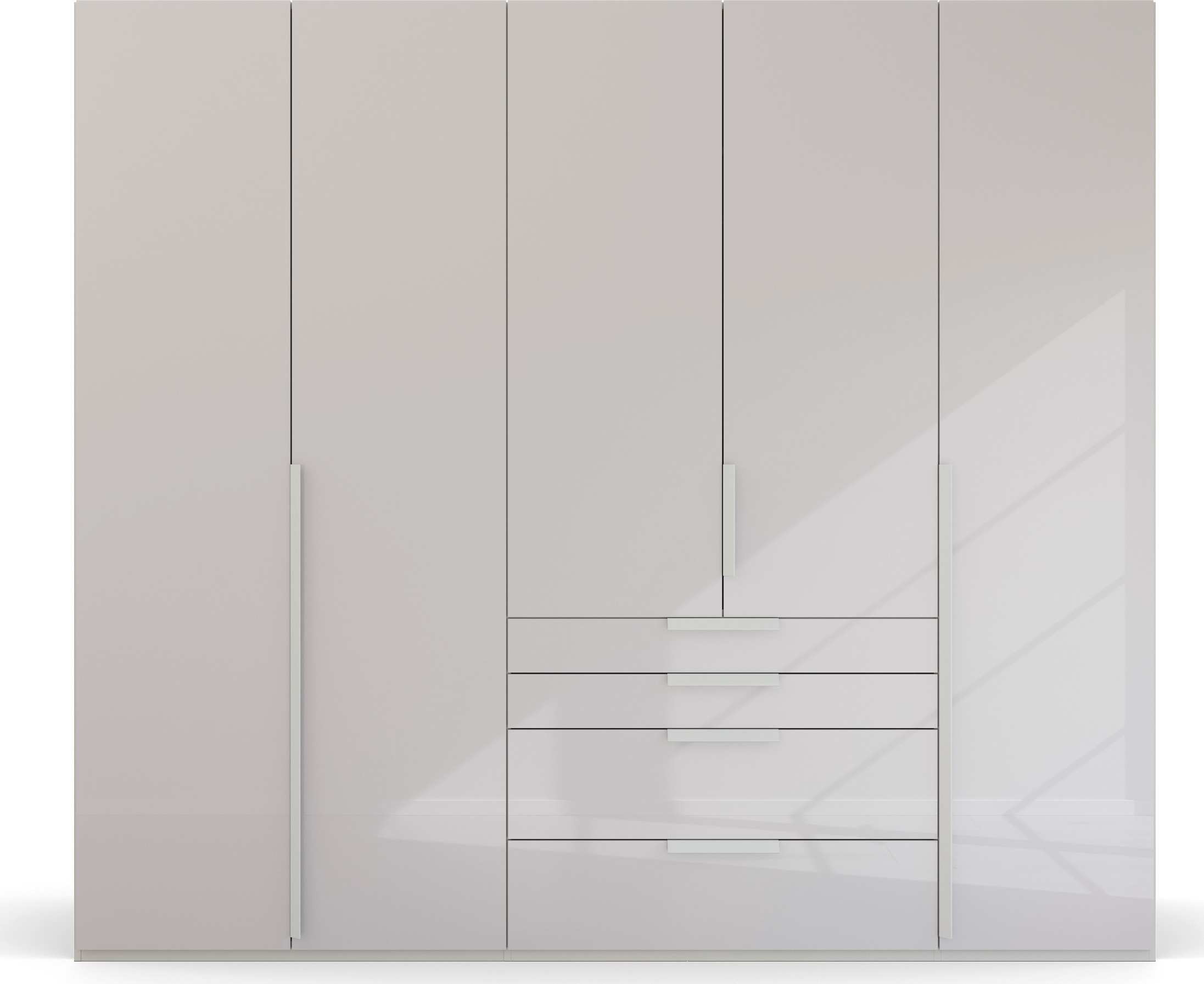 rauch Drehtürenschrank »Purisma«, mit Glasfront, Schubladen und umfangreichem Zubehör, mit Soft-Close