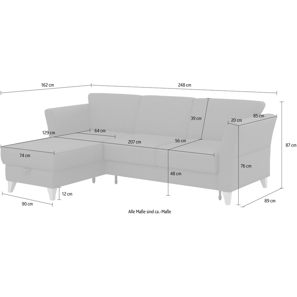 sit&more Ecksofa »Visby«