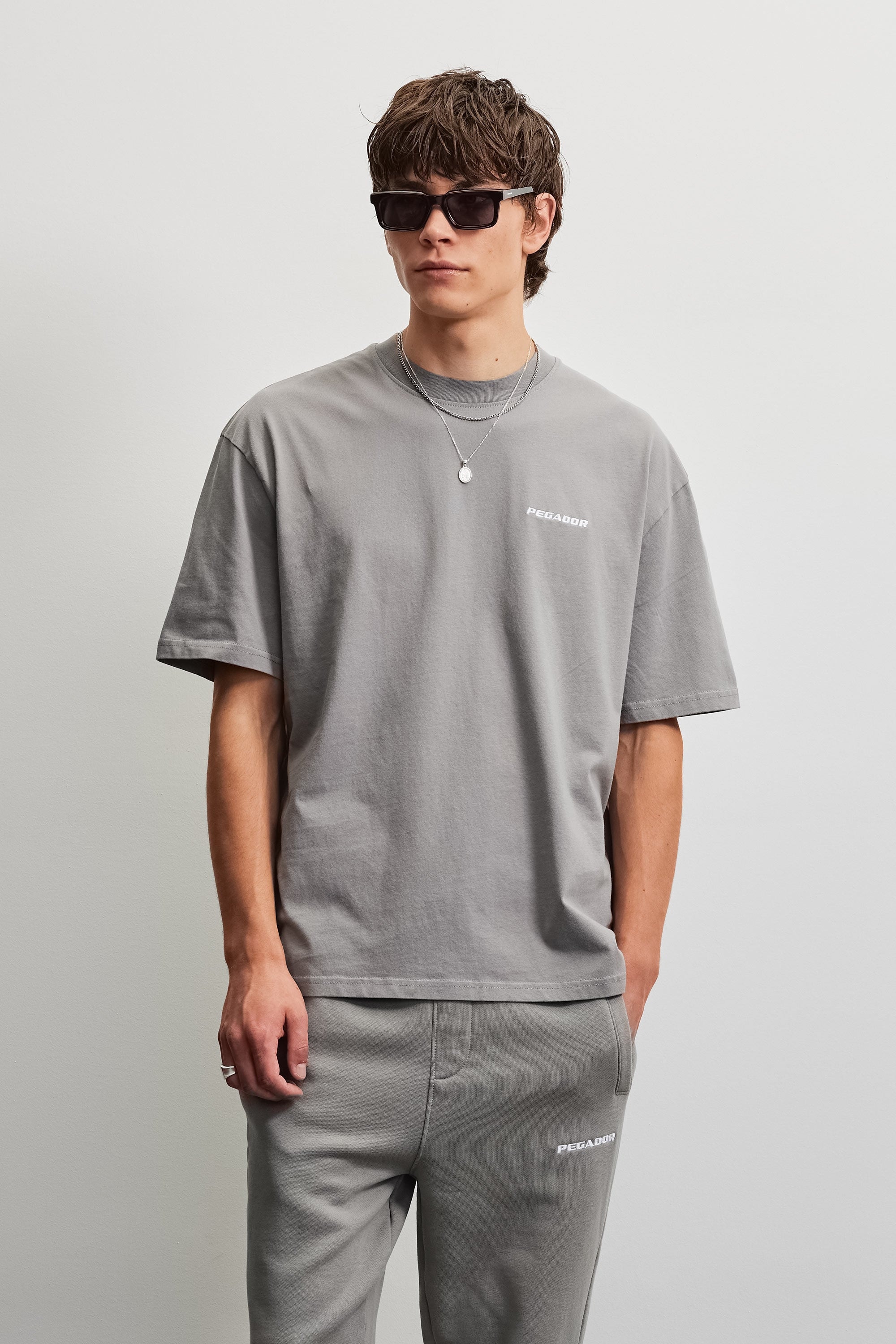 PEGADOR T-Shirt »LOGO OVERSIZED TEE« Baumwolle, oversize