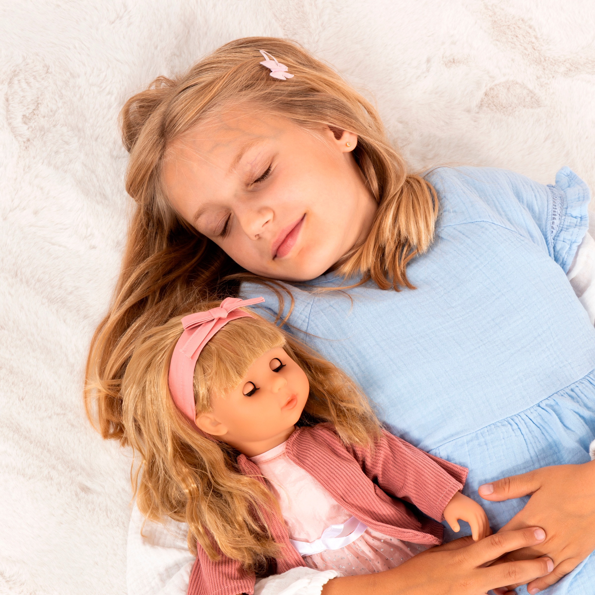 Bayer Stehpuppe »Charlene, 46 cm, altrosa«, mit Funktion