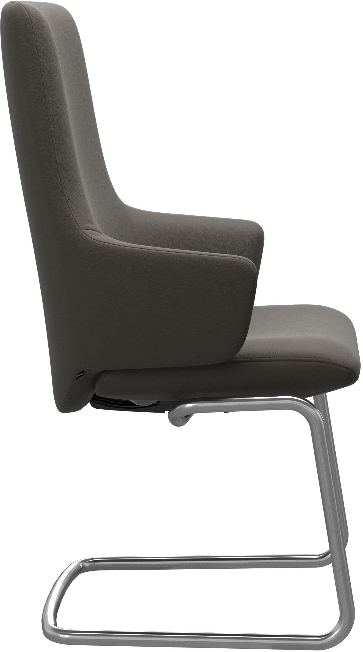 Stressless® Polsterstuhl »Laurel«, Leder PALOMA, High Back mit Armlehne, Größe L, mit Beinen aus Stahl in Chrom