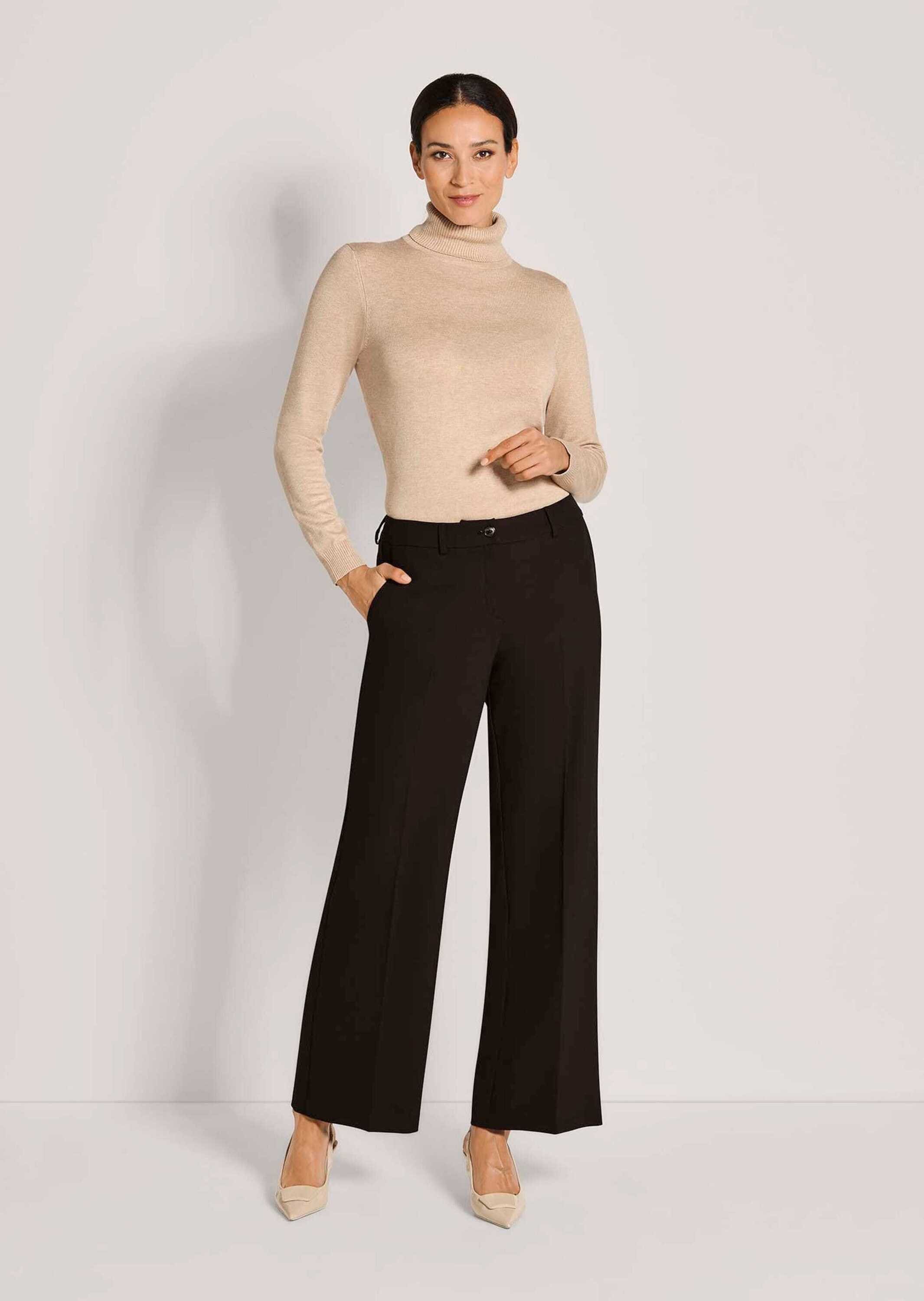 MADELEINE Bügelfaltenhose »Hose Weite Bügelfalten-Hose, 7/8-Länge«