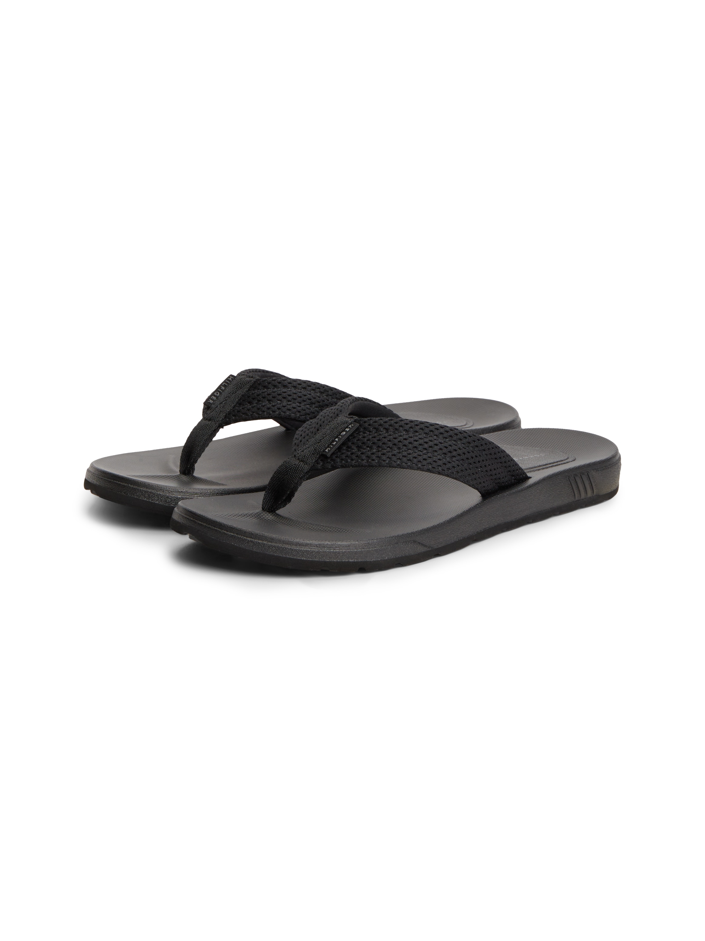 Tommy Hilfiger Zehentrenner »MOLDED PADDED HILFIGER B SANDAL«  Strandschuh, Sommerschuh, Poolslide mit Kontrastbesatz