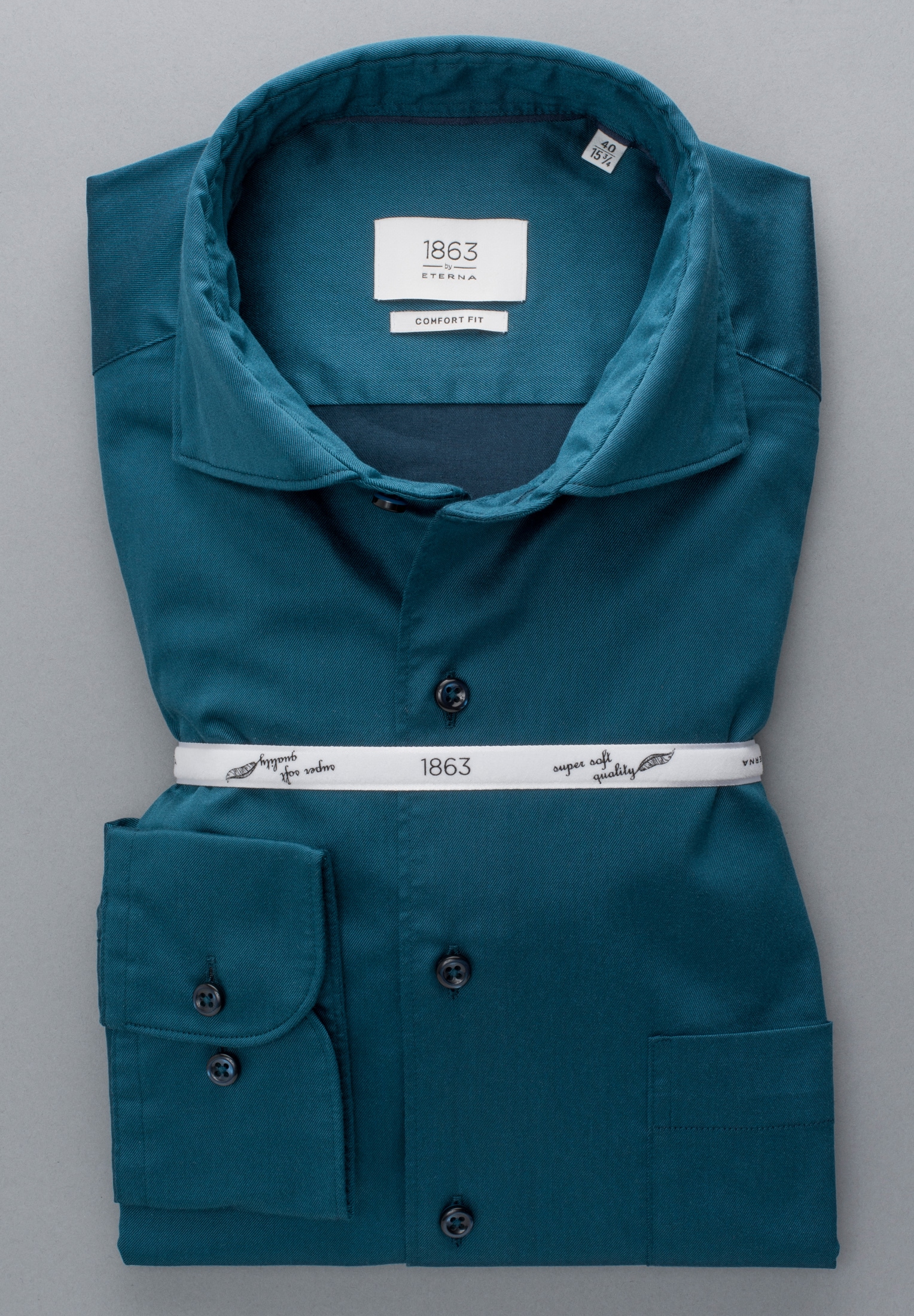 Eterna Langarmhemd »COMFORT FIT« EASY IRON (bügelleicht)