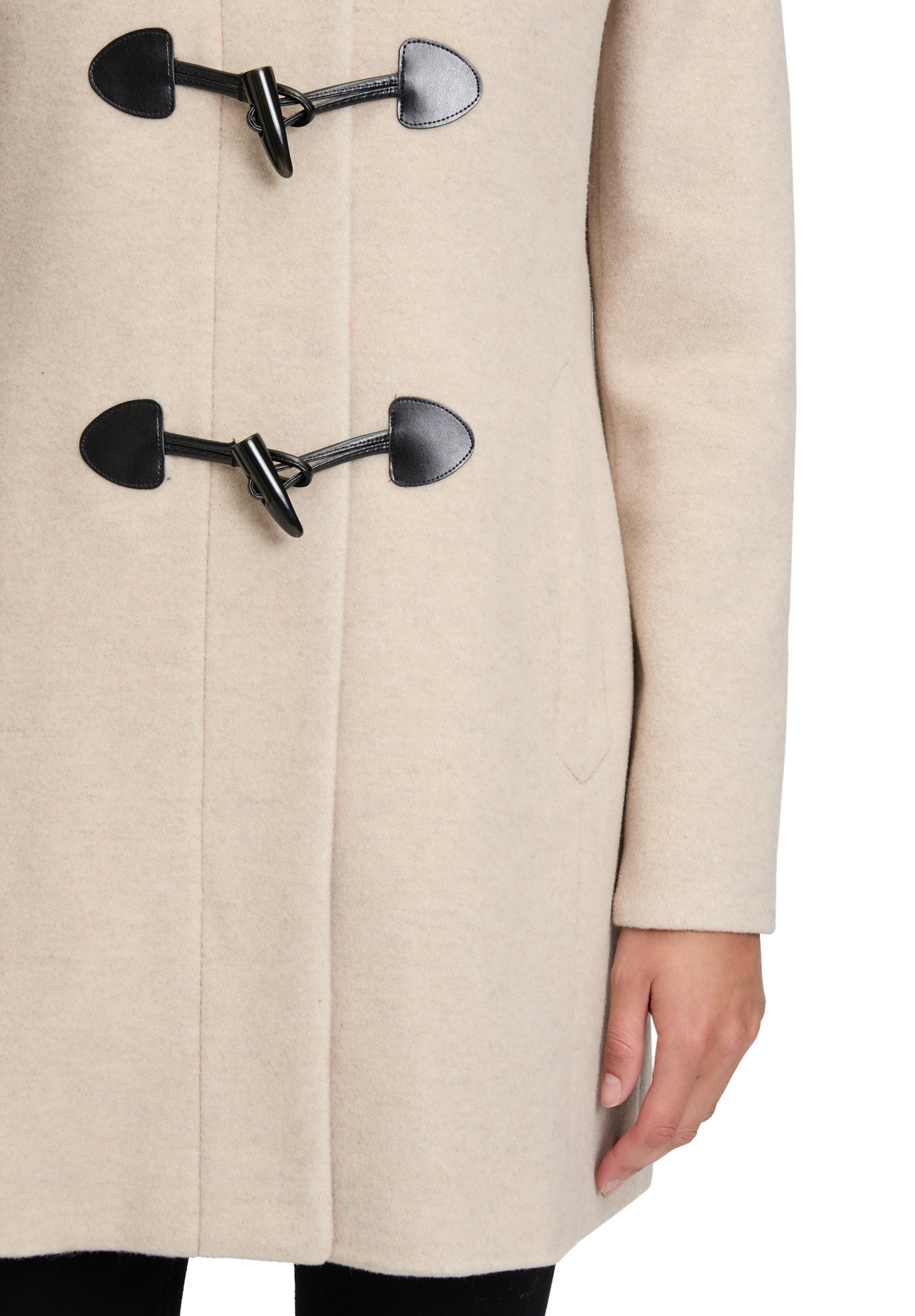 Gil Bret Wolljacke »Dufflecoat mit Kapuze«