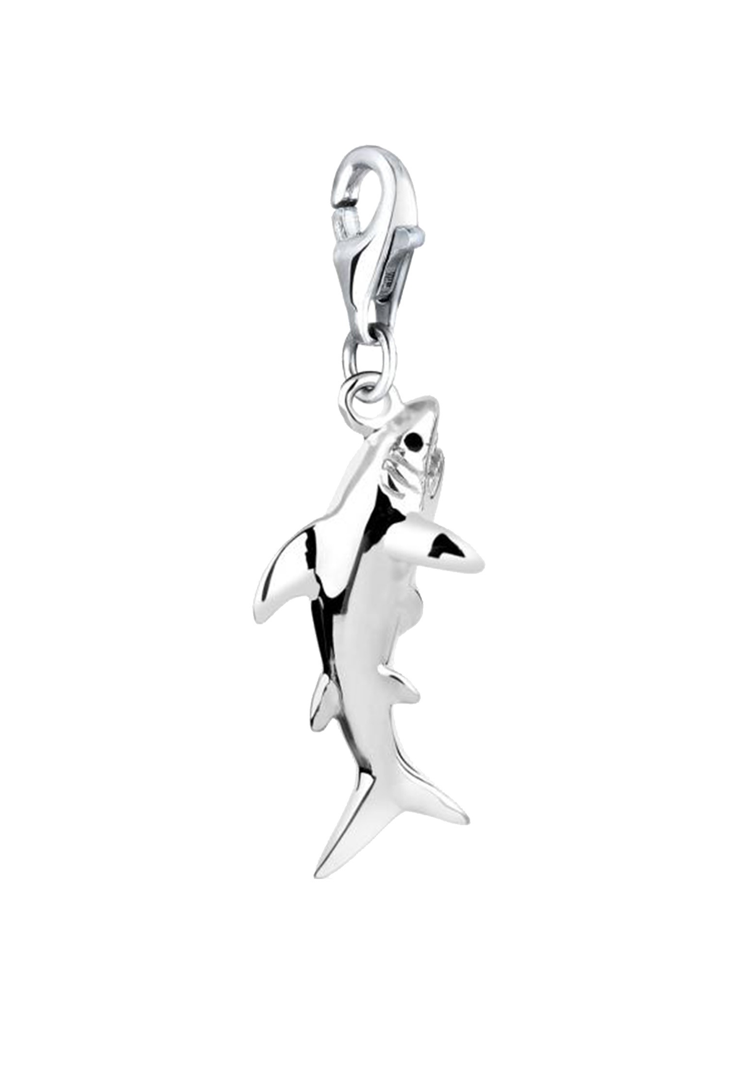 Nenalina Charm-Einhänger »Charm Anhänger Hai Fisch Meer Shark 925 Silber«