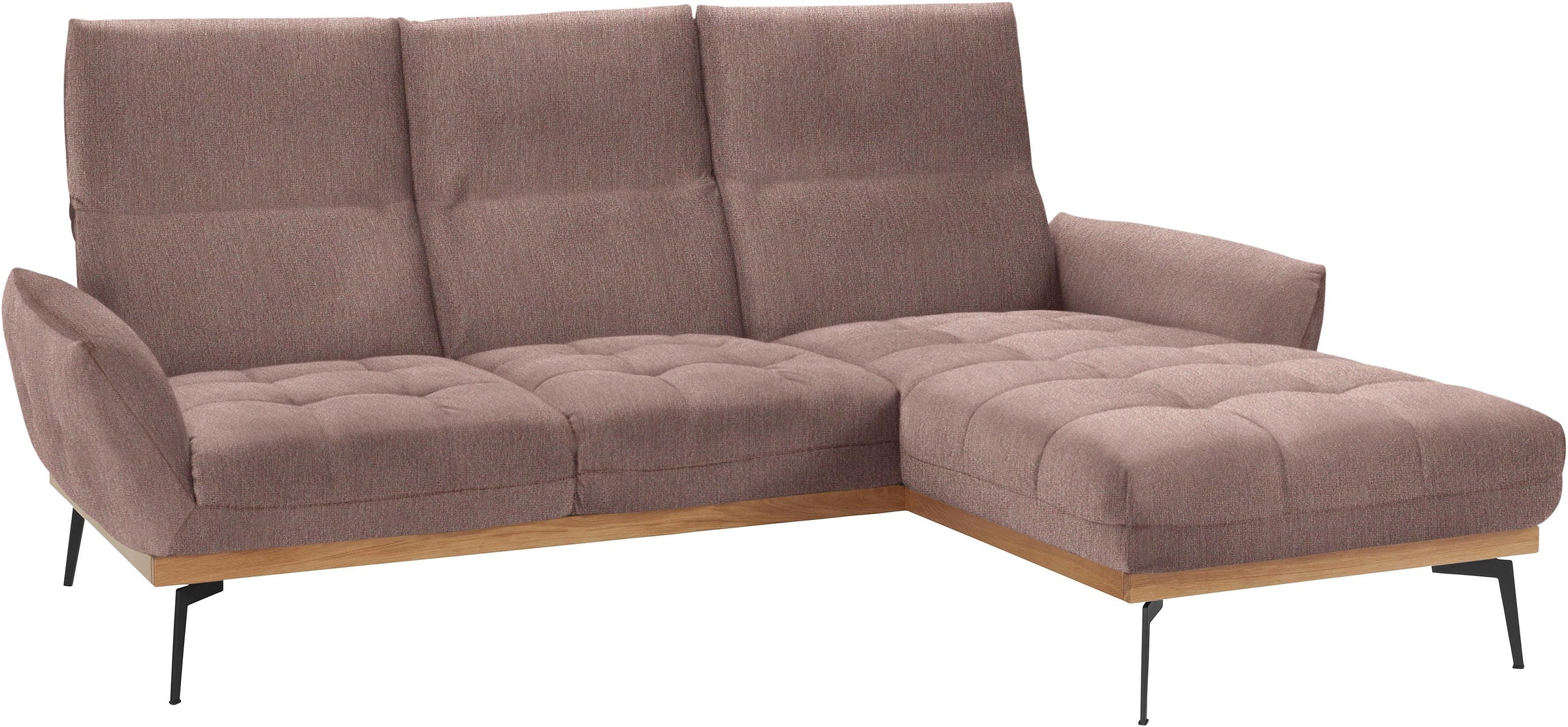 exxpo - sofa fashion Ecksofa »Palic, inkl. Rückenverstellung, bequem, elegant, Breite 245cm, L-Form«