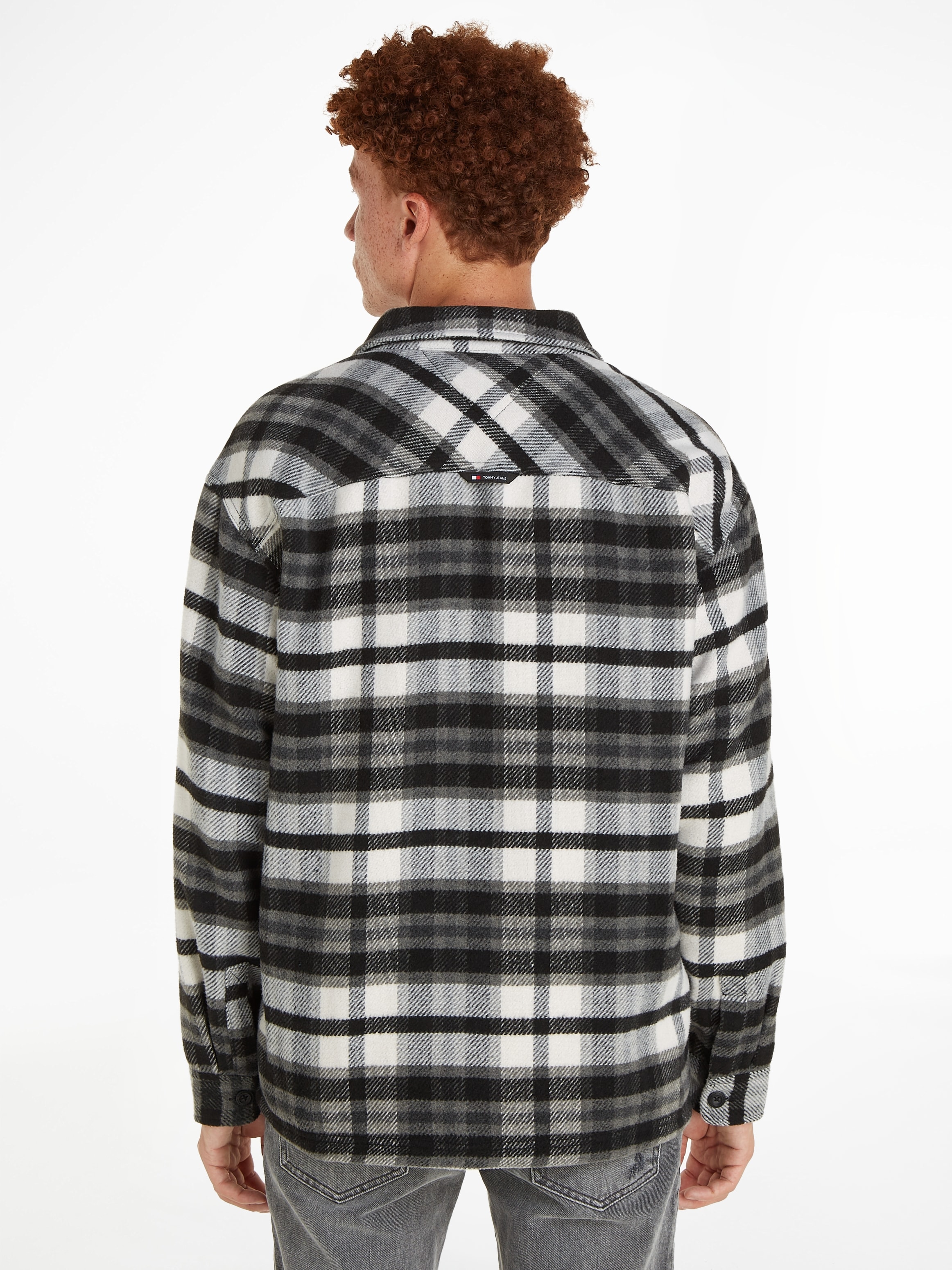 Tommy Jeans Plus Fleecehemd »TJM FLEECE LINED CHECK SHIRT EXT«