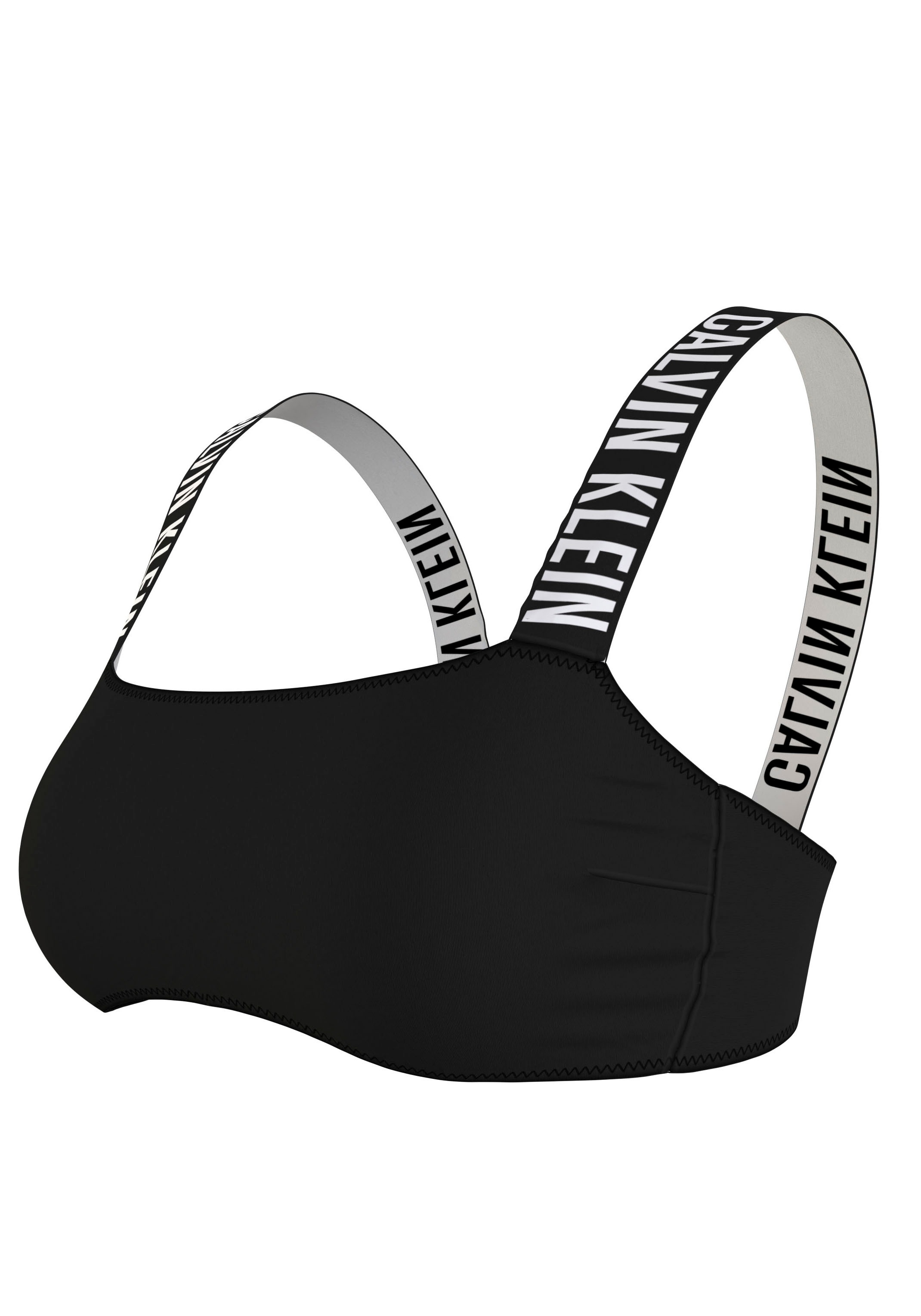 Calvin Klein Swimwear Bandeau-Bikini-Top »Classic« mit Schriftzügen an den Trägern PN11653