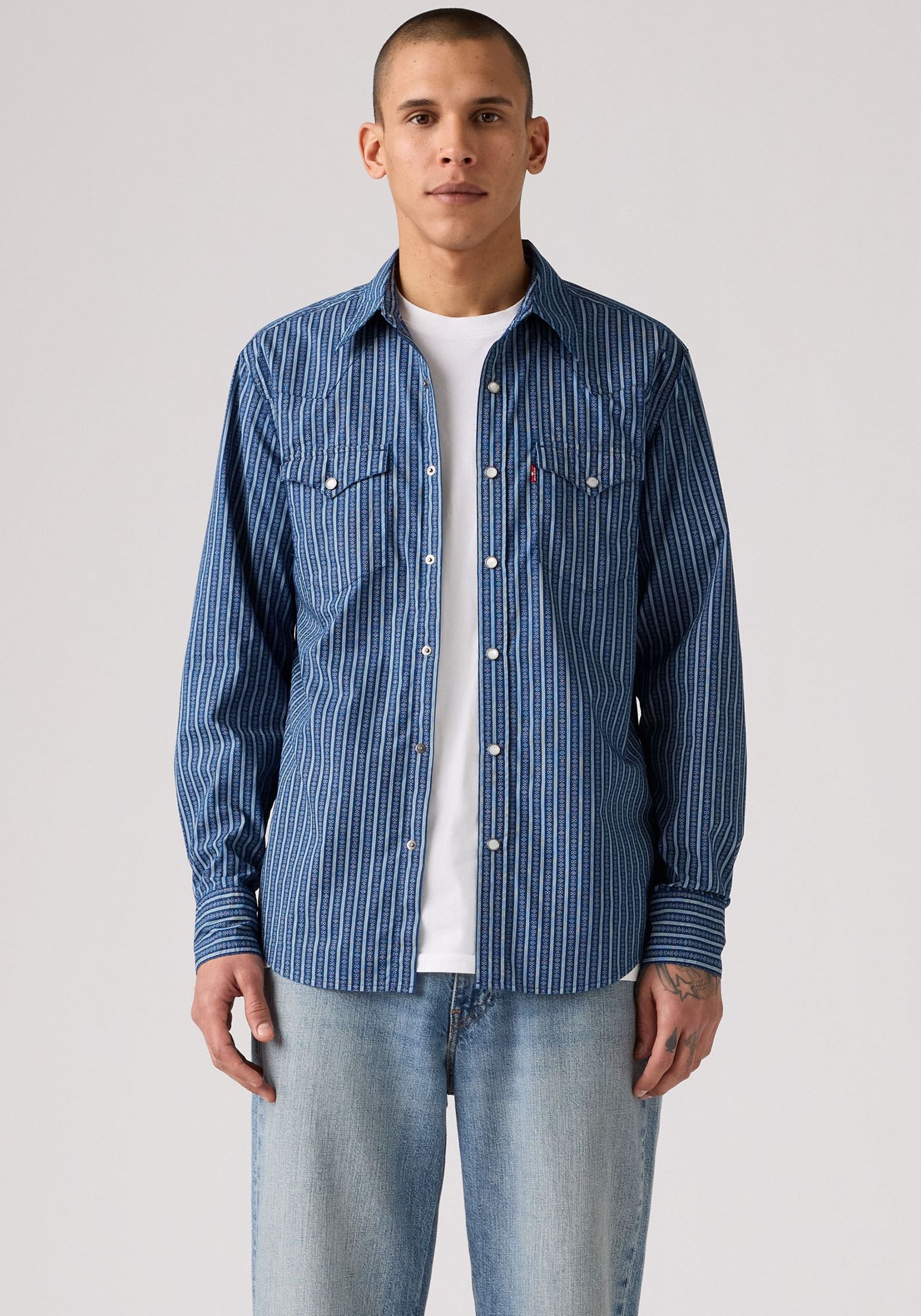 Levi's® Jeanshemd »LE BARSTOW WESTERN STAND« mit Brusttaschen