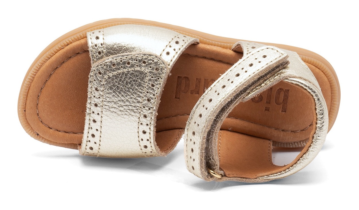 Bisgaard Sandale »andrea Weite: normal«  , Festtagsschuh, Mädchen Schuh mit Klett, Größenschablone zum Download