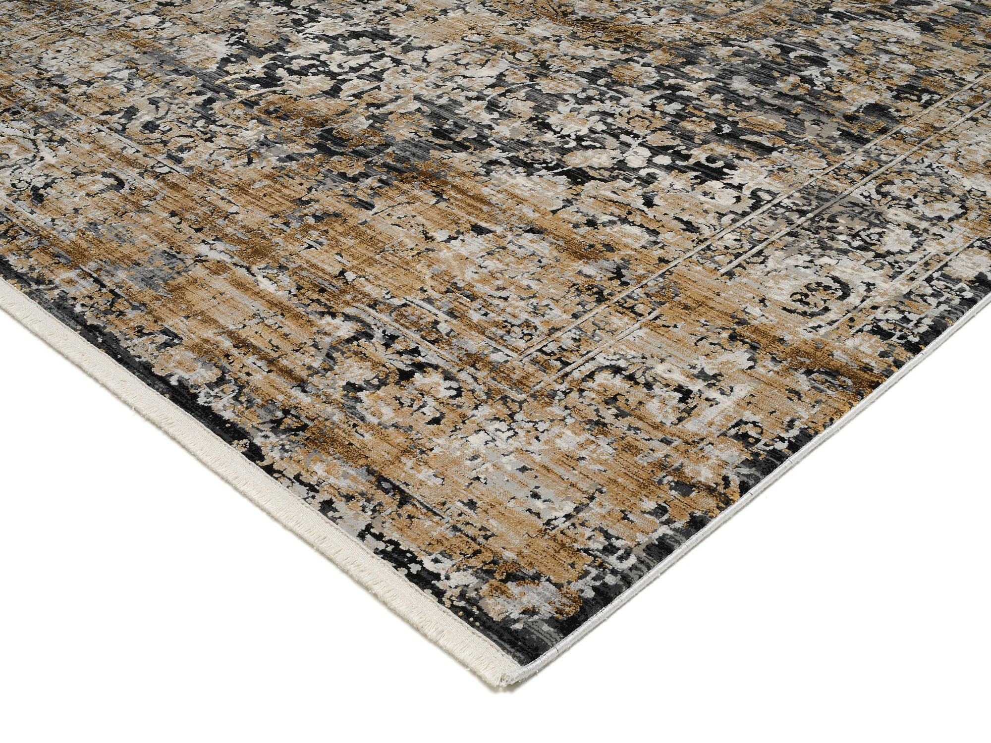 OCI DIE TEPPICHMARKE Teppich »IMPRESSION SODA« rechteckig 8 mm Höhe Vintage, feine Fransen, leichter Glanz durch Viskose, Wohnzimmer