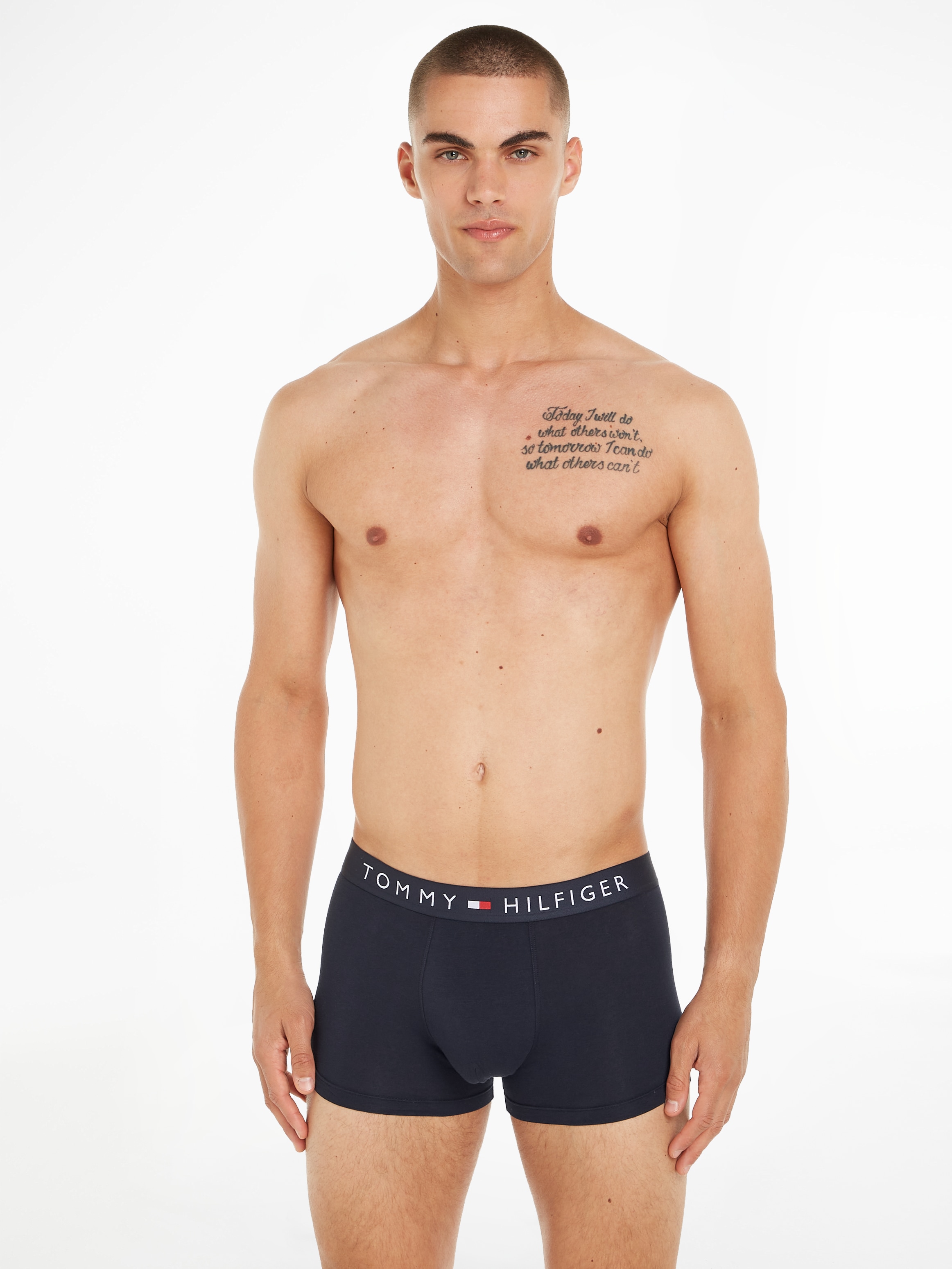 Tommy Hilfiger Underwear Trunk »3P TRUNK WB«, (Packung, 3 St., 3er), mit Logobund