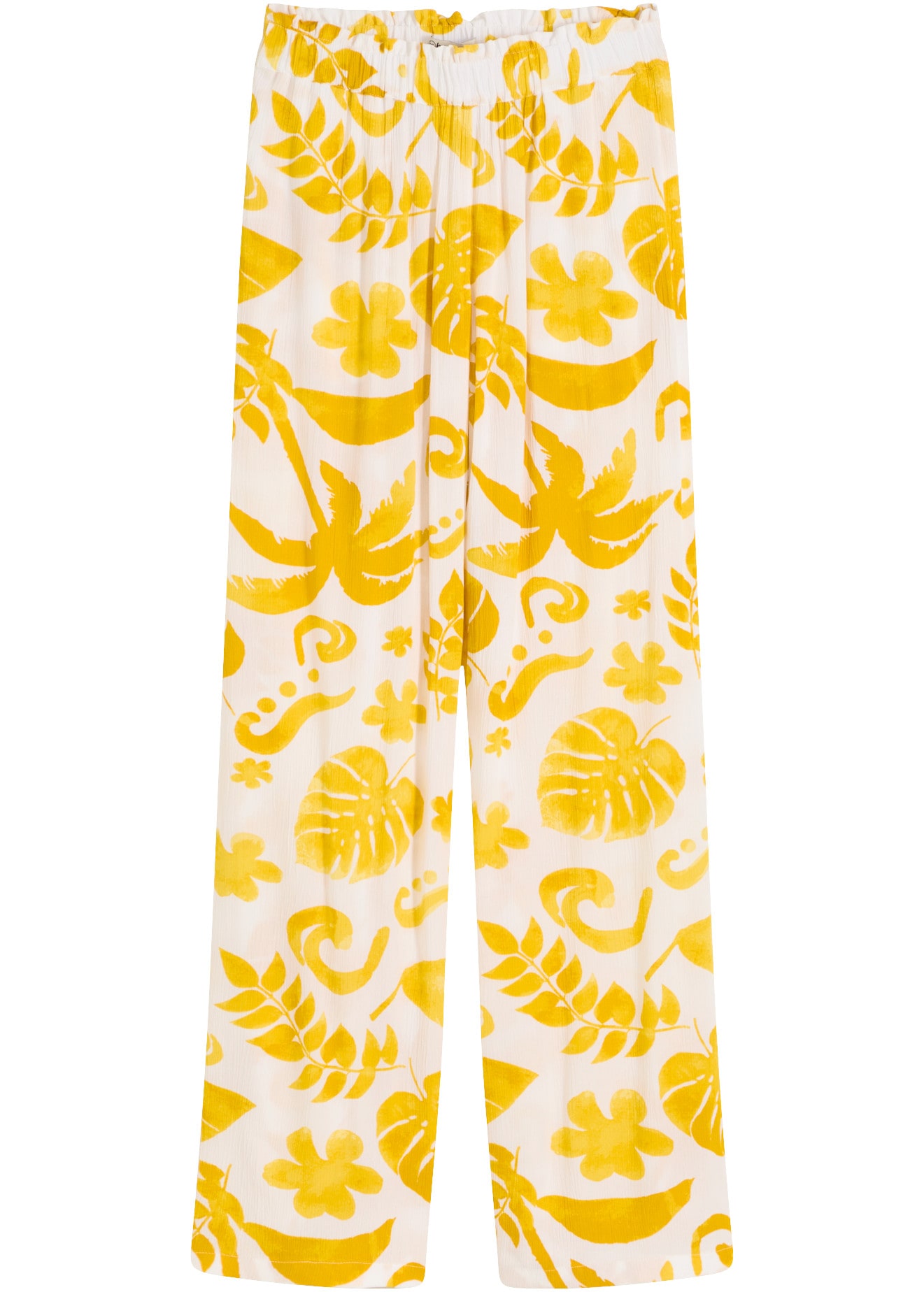 bonprix Stoffhose  aus Viskose, lockerer Loose Fit, strukturierte Oberfläche