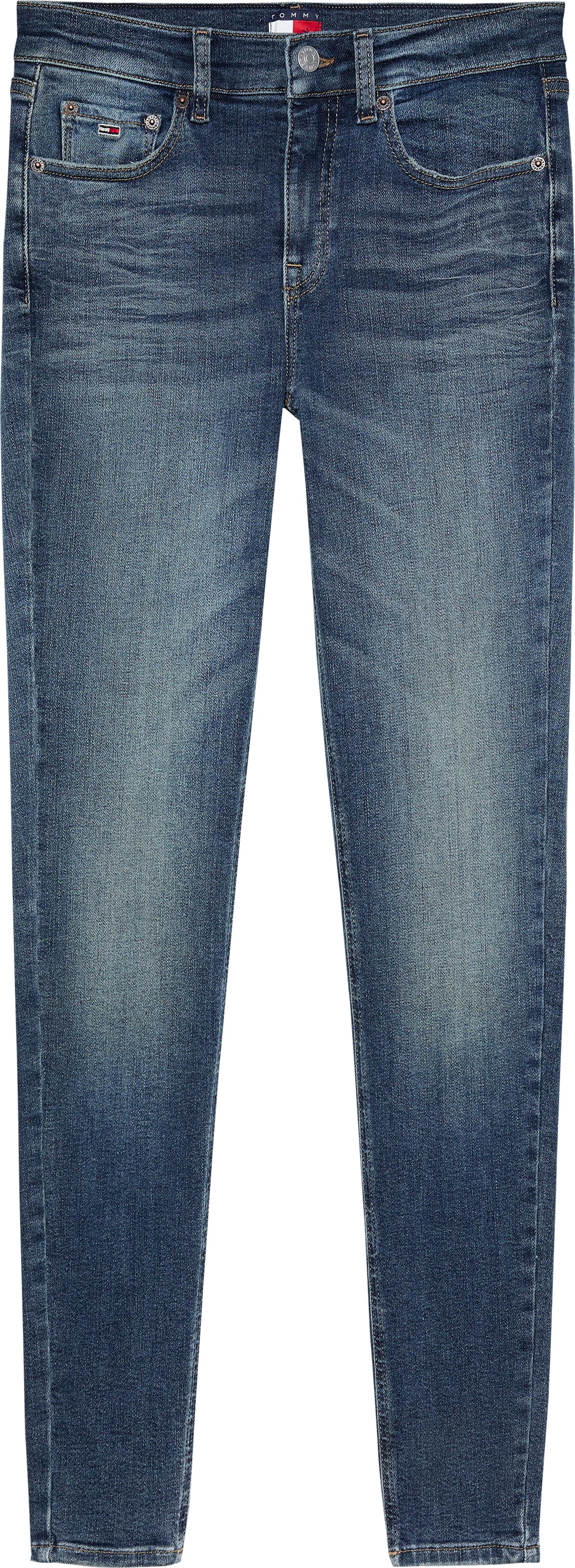 Tommy Jeans Skinny-fit-Jeans »NORA MR SKNY«, mit Waschung, mit Logo-Badge