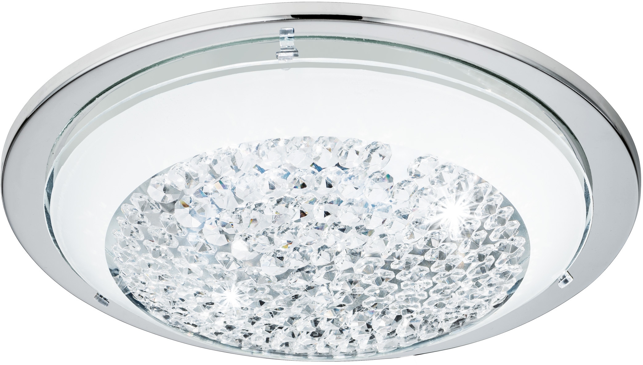 EGLO LED Deckenleuchte »ACOLLA«, 1 flammig, Leuchtmittel LED-Board | LED fest integriert, chrom / Ø8,5 x H9 cm / inkl. 1 x LED-Platine (je 11W) / Lampe