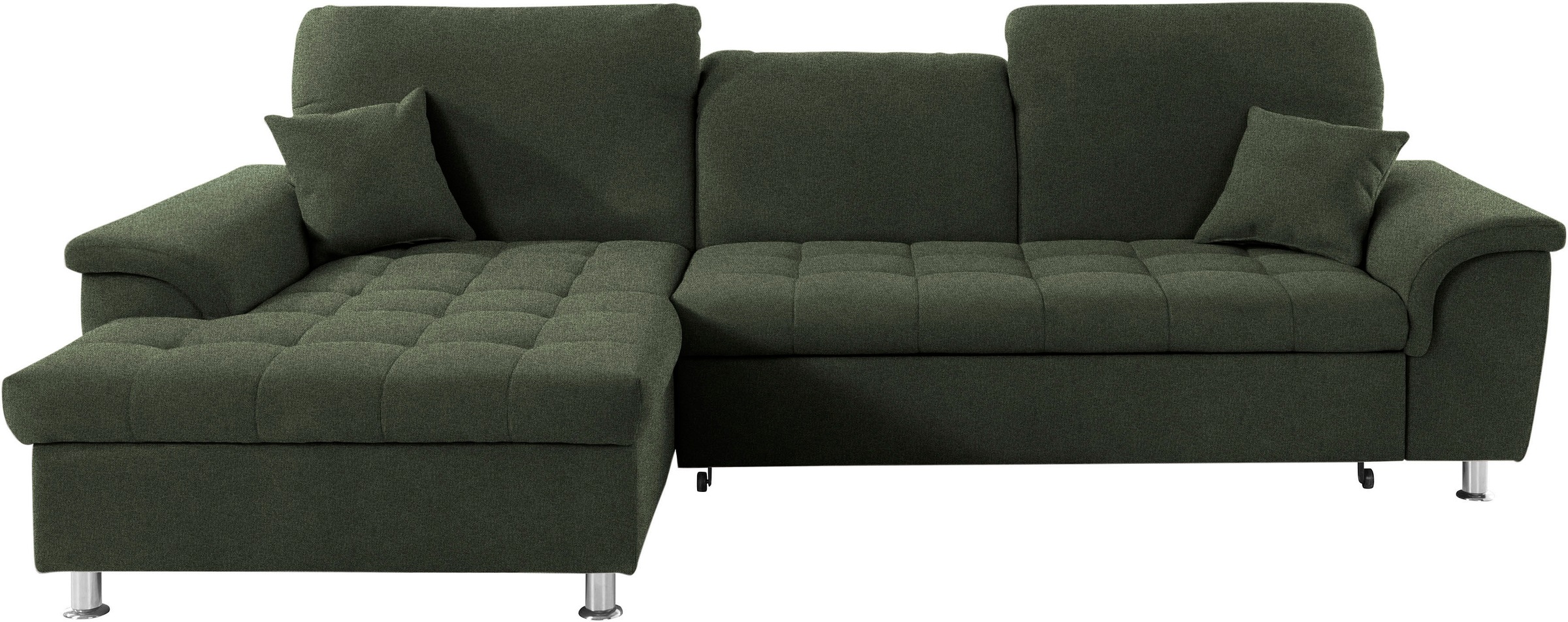 DOMO collection Ecksofa »Franzi L-Form«, wahlweise mit Kopfteilverstellung (dann Tiefe: 170 cm)