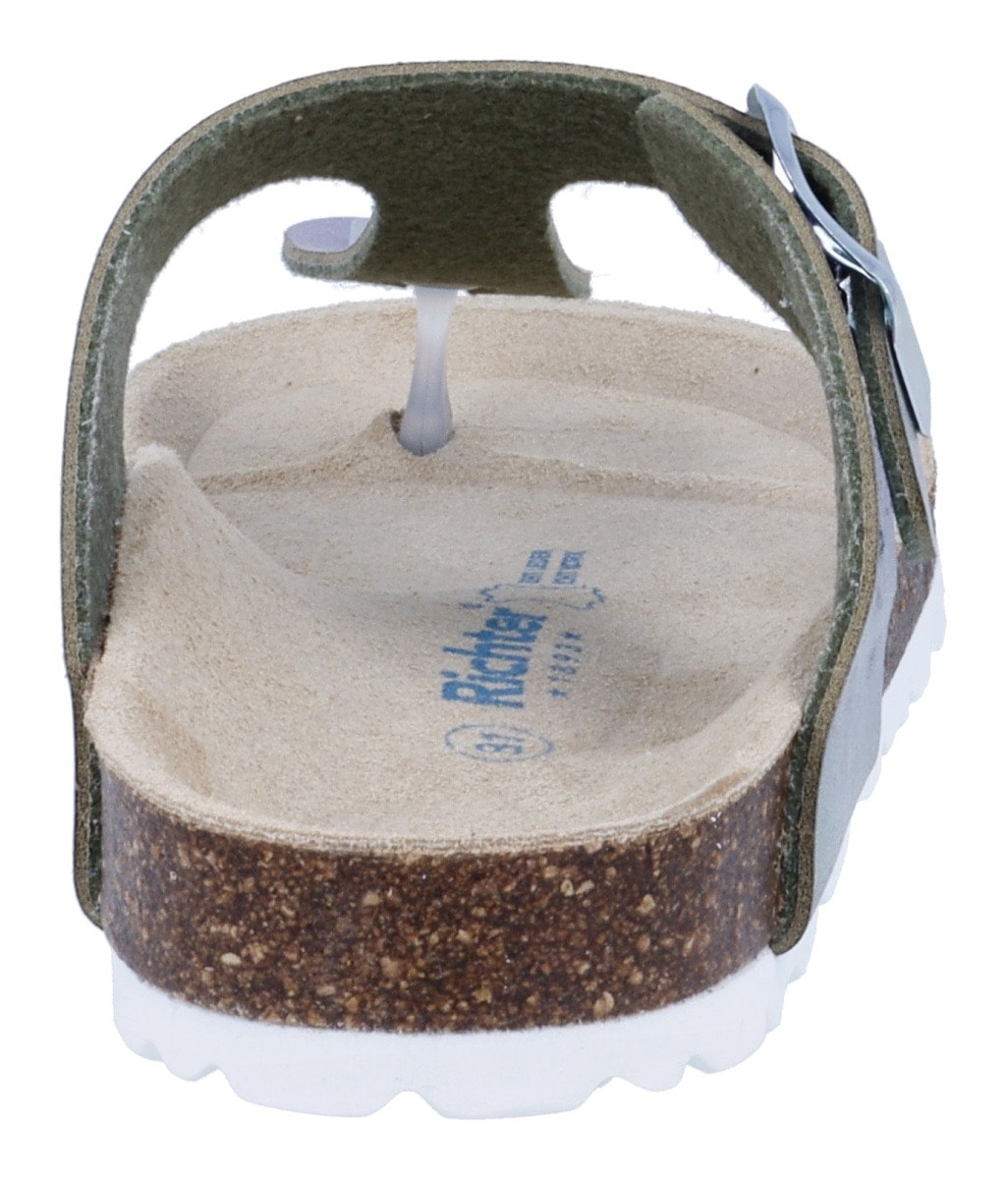 Richter Zehentrenner »Bio«  Sandale, Sommerschuh, Größenschablone zum Download, mit WMS