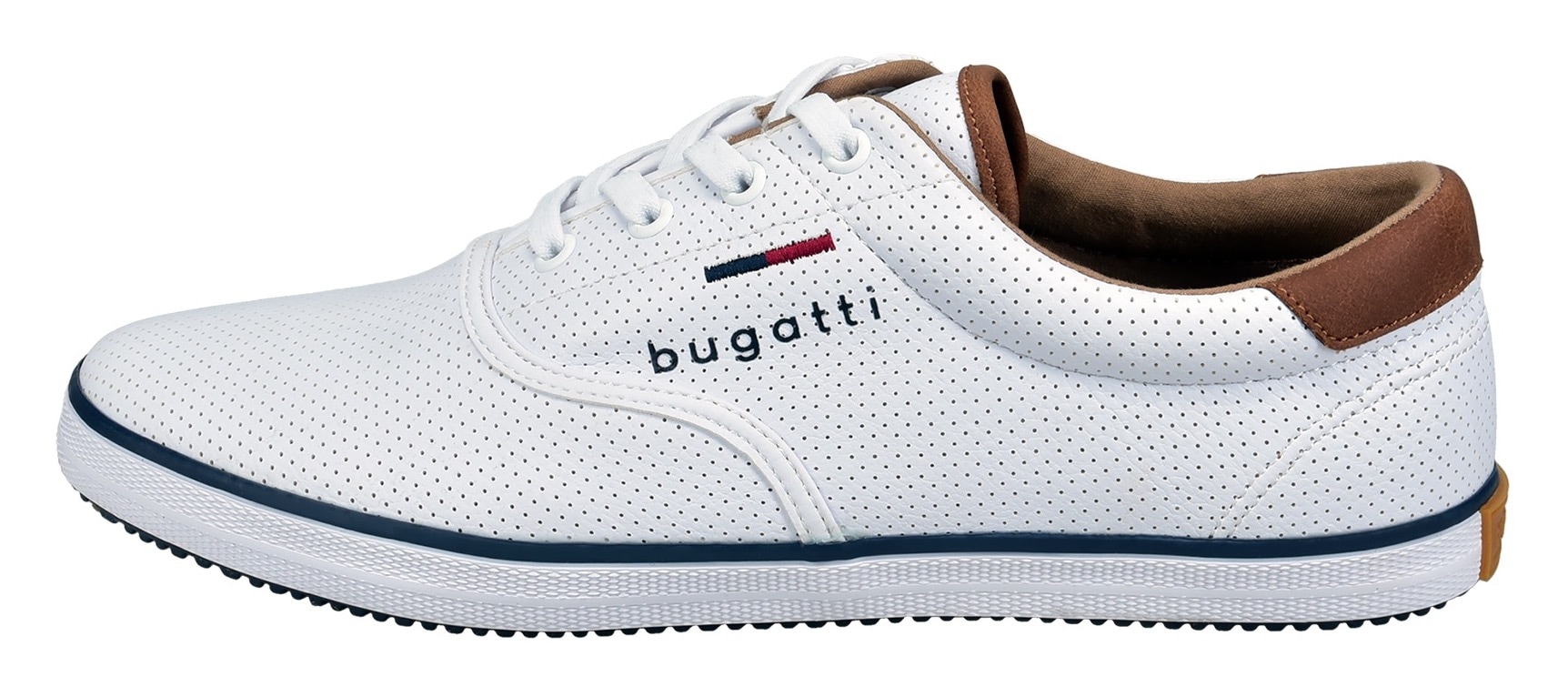 bugatti Slip-On Sneaker, Freizeitschuh, Slipper, Halbschuh mit seitlichem Logoschriftzug