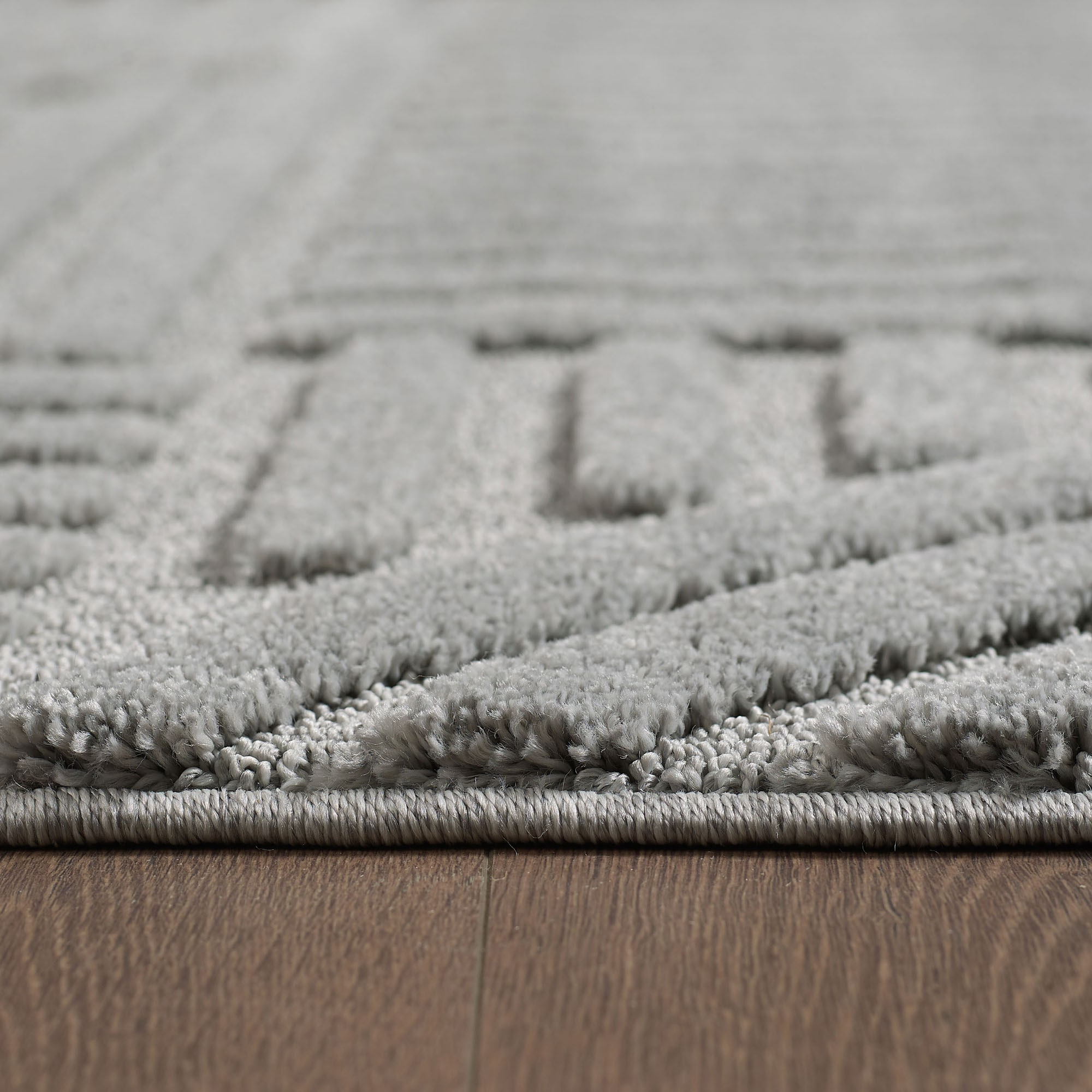 Ayyildiz Teppiche Teppich »ART 1121«, rund, 8 mm Höhe, 3D Hoch-Tief-Effekt, weicher Hochflor, pflegeleicht