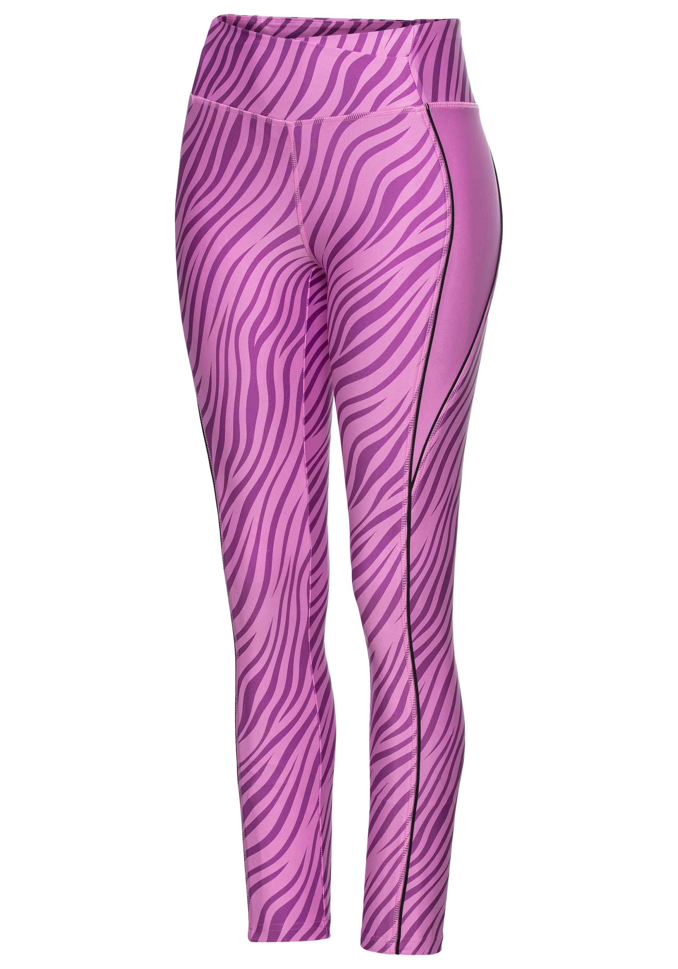 LASCANA ACTIVE Leggings »- Sportleggings«, mit Zebramuster