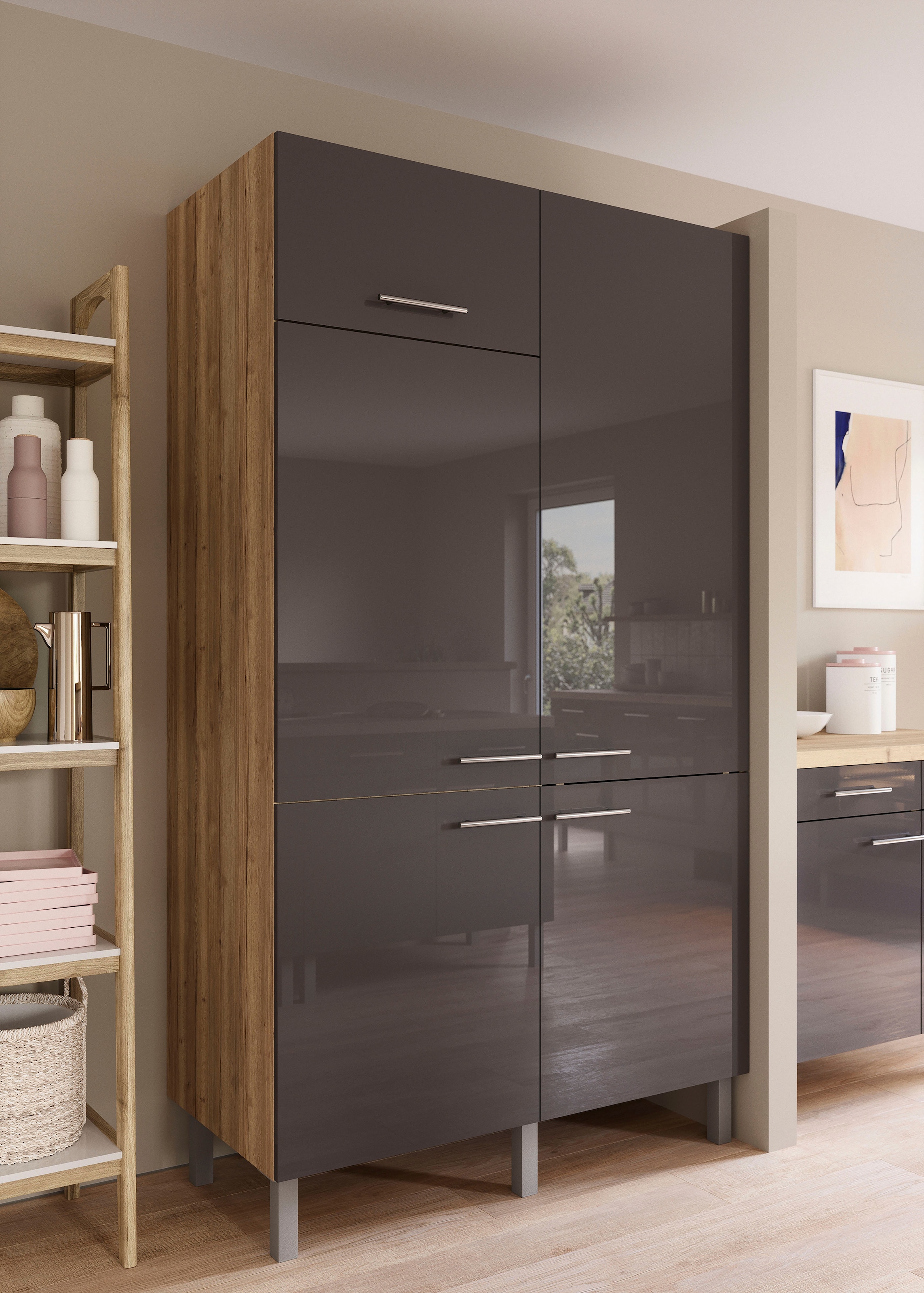 OPTIFIT Pantryküche "Lilly" Breite 120 cm, wahlweise mit E-Gerät