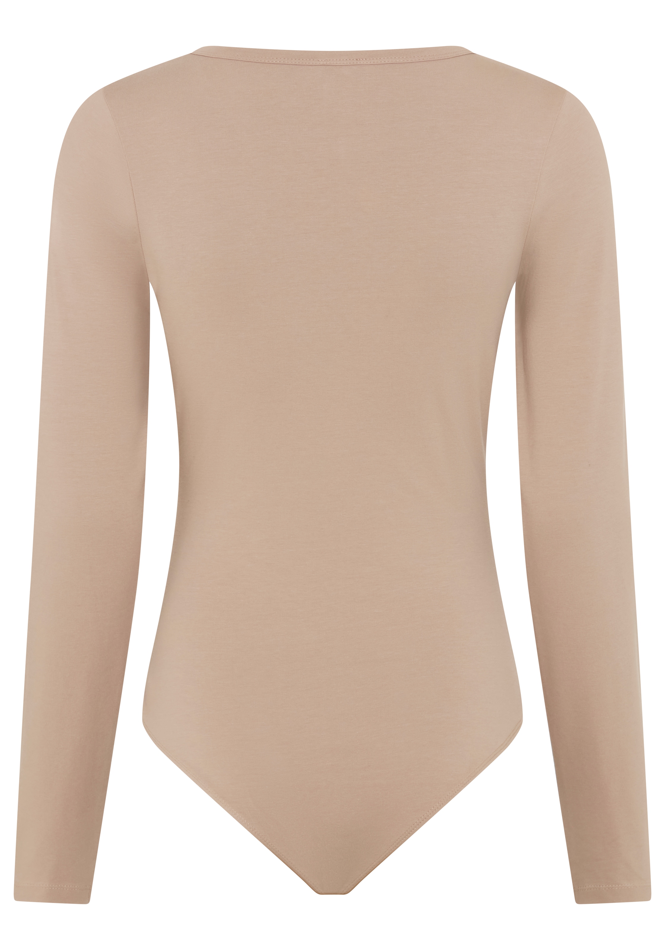 Laura Scott Langarmbody aus elastischer Baumwollmischung, figurbetonte Passform