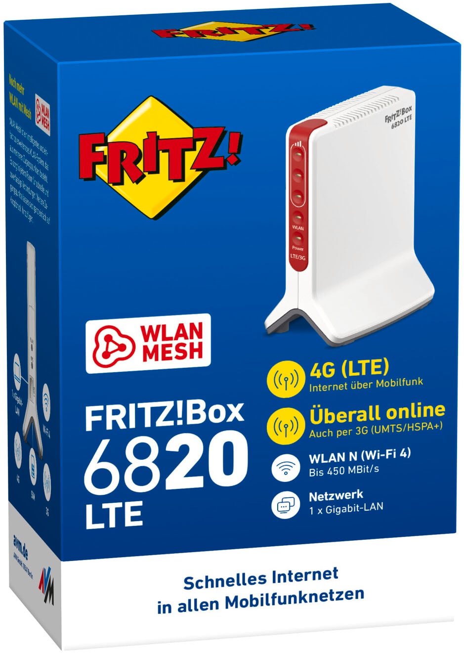 AVM 4G/LTE-Router »FRITZ!Box 6820 LTE«
