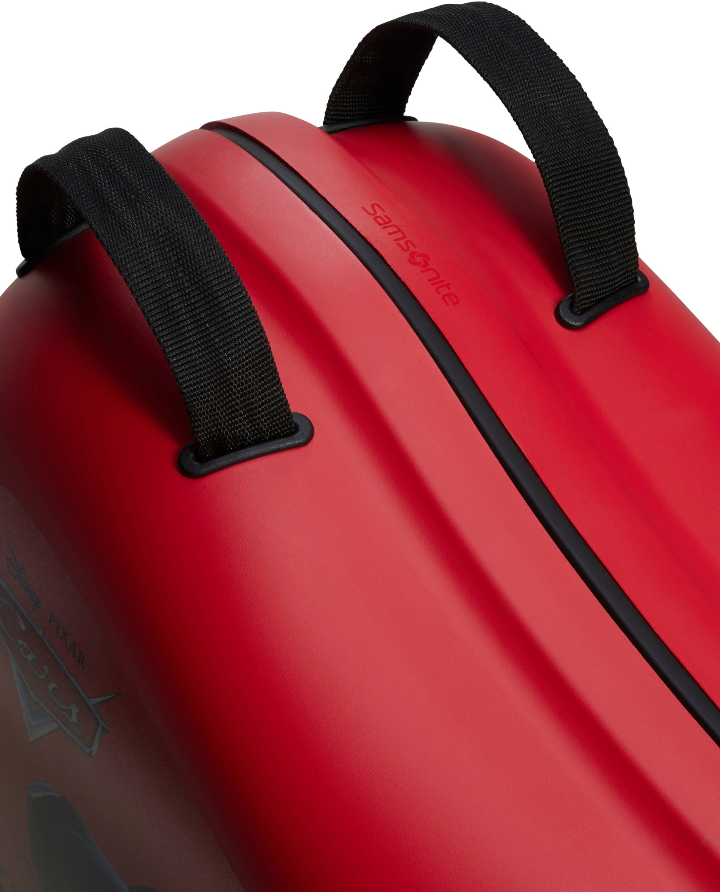 Samsonite Kinderkoffer »Dream2Go Ride-on Trolley, Disney Cars«, 4 Rollen, Kinderreisekoffer Handgepäck zum sitzen und ziehen