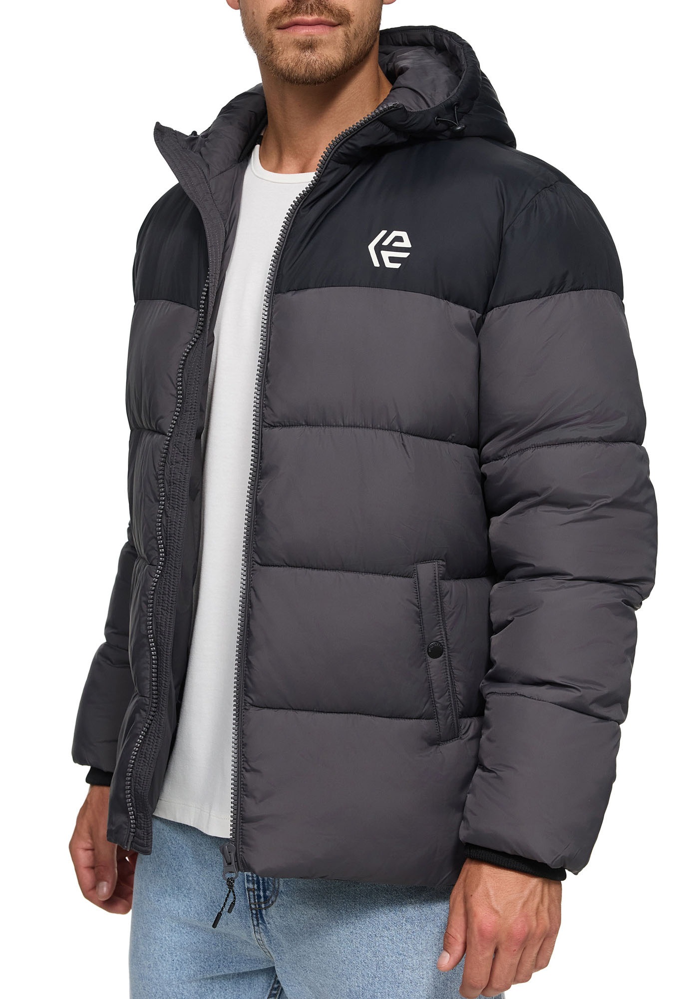 Indicode Steppjacke »INAlanin«, mit Kapuze