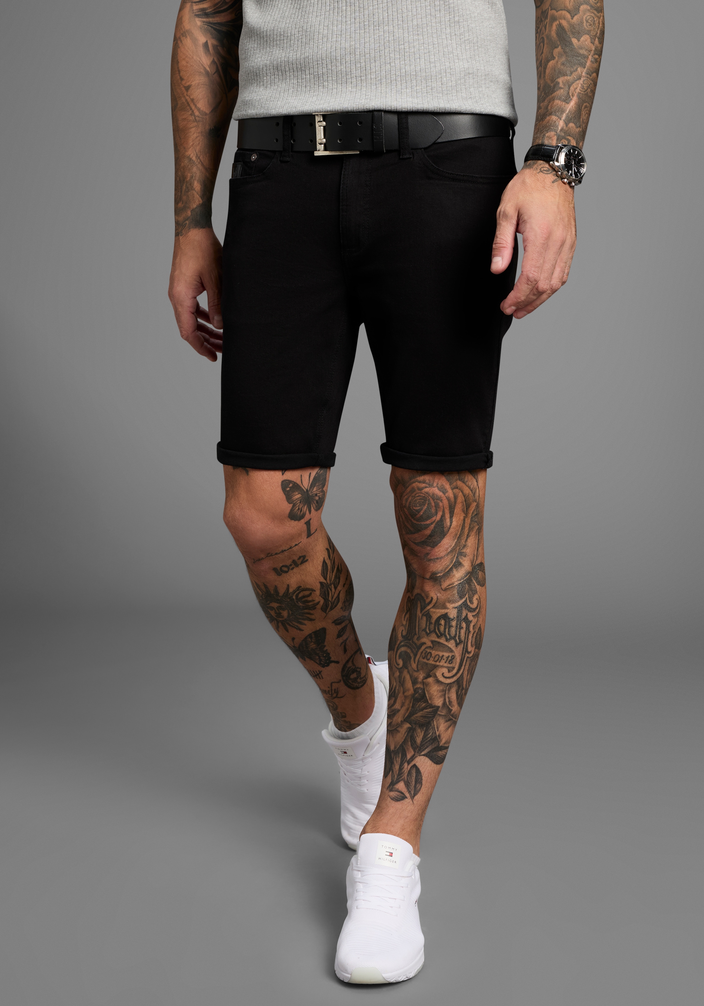 Bruno Banani Jeansshorts »Hutch-Shorts«, niedrige Leibhöhe