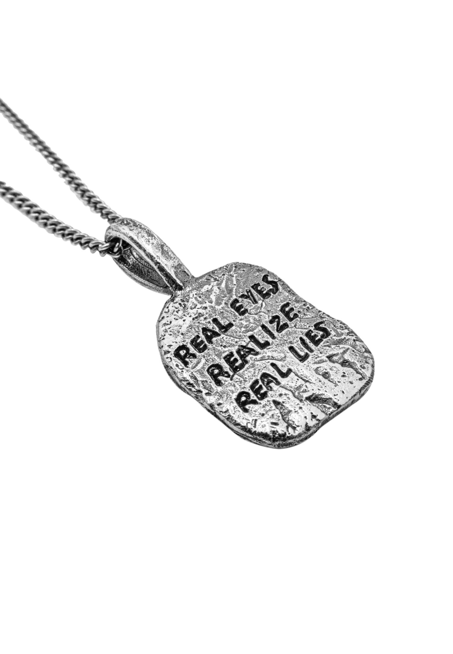 HAZE & GLORY Kette mit Anhänger »Halskette Anhänger - Real Eyes 925 Silber«