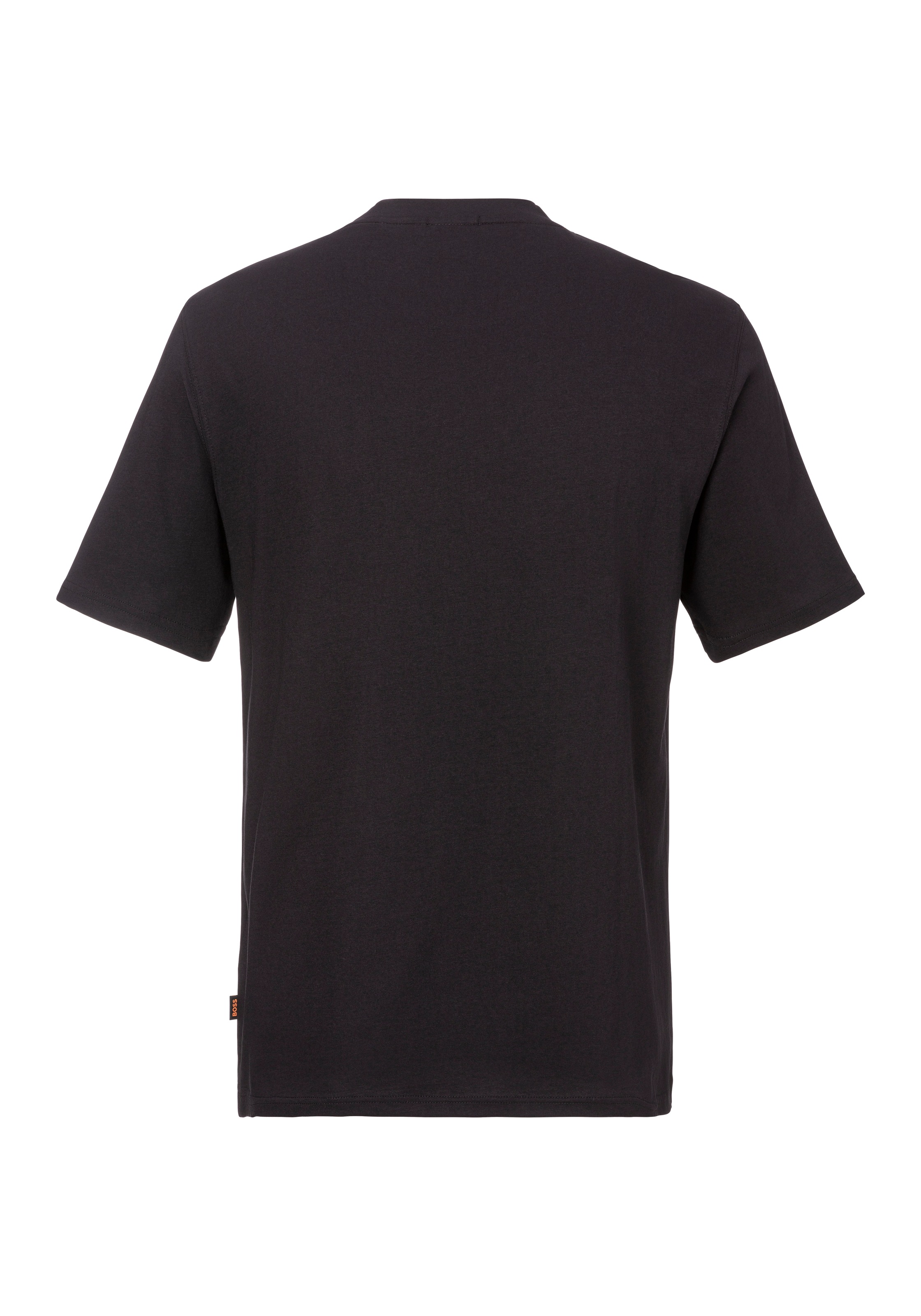 BOSS ORANGE T-Shirt, (1 tlg.), mit Label-Kontrastband innen am Rundhals