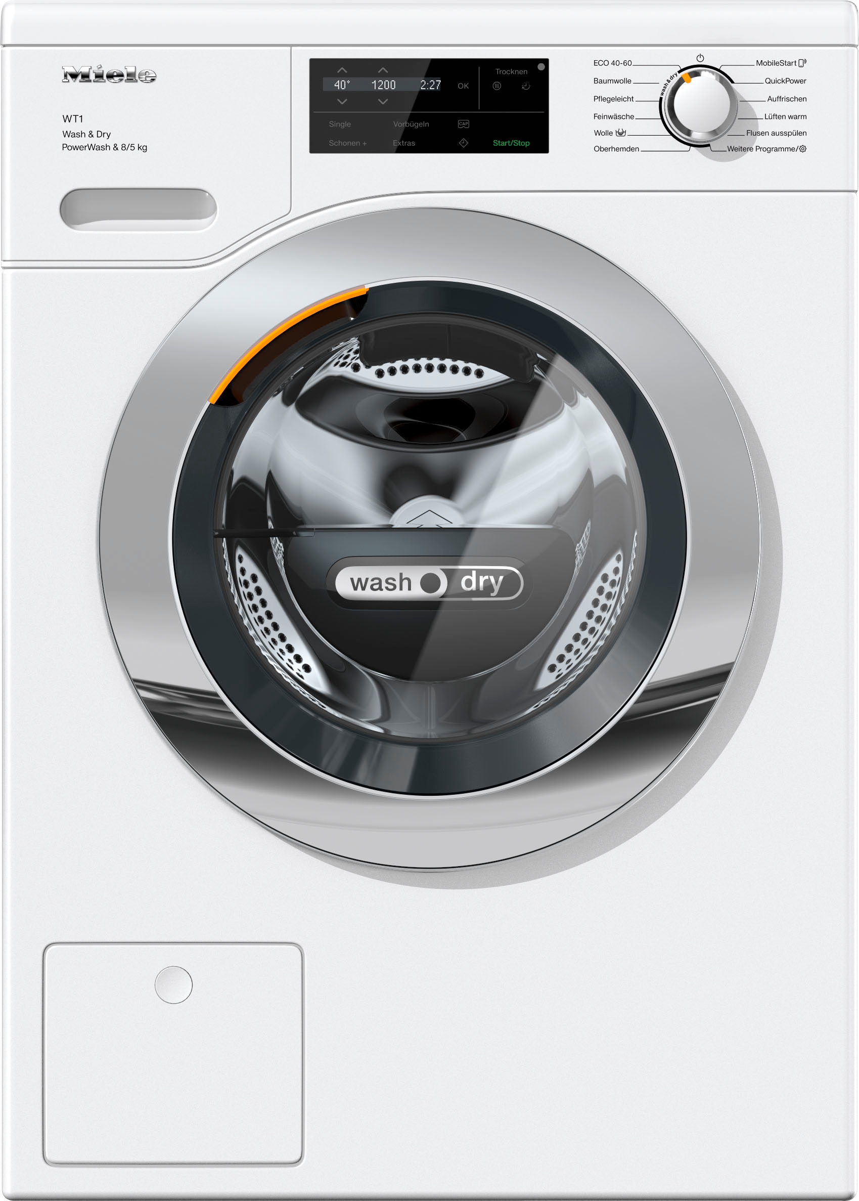 Miele Waschtrockner »WTI360WPM« 8 kg /5 kg 69 dB(A) Getestet auf 20 Jahre perfekte Wäschepflege, 25 Jahre Motorgarantie