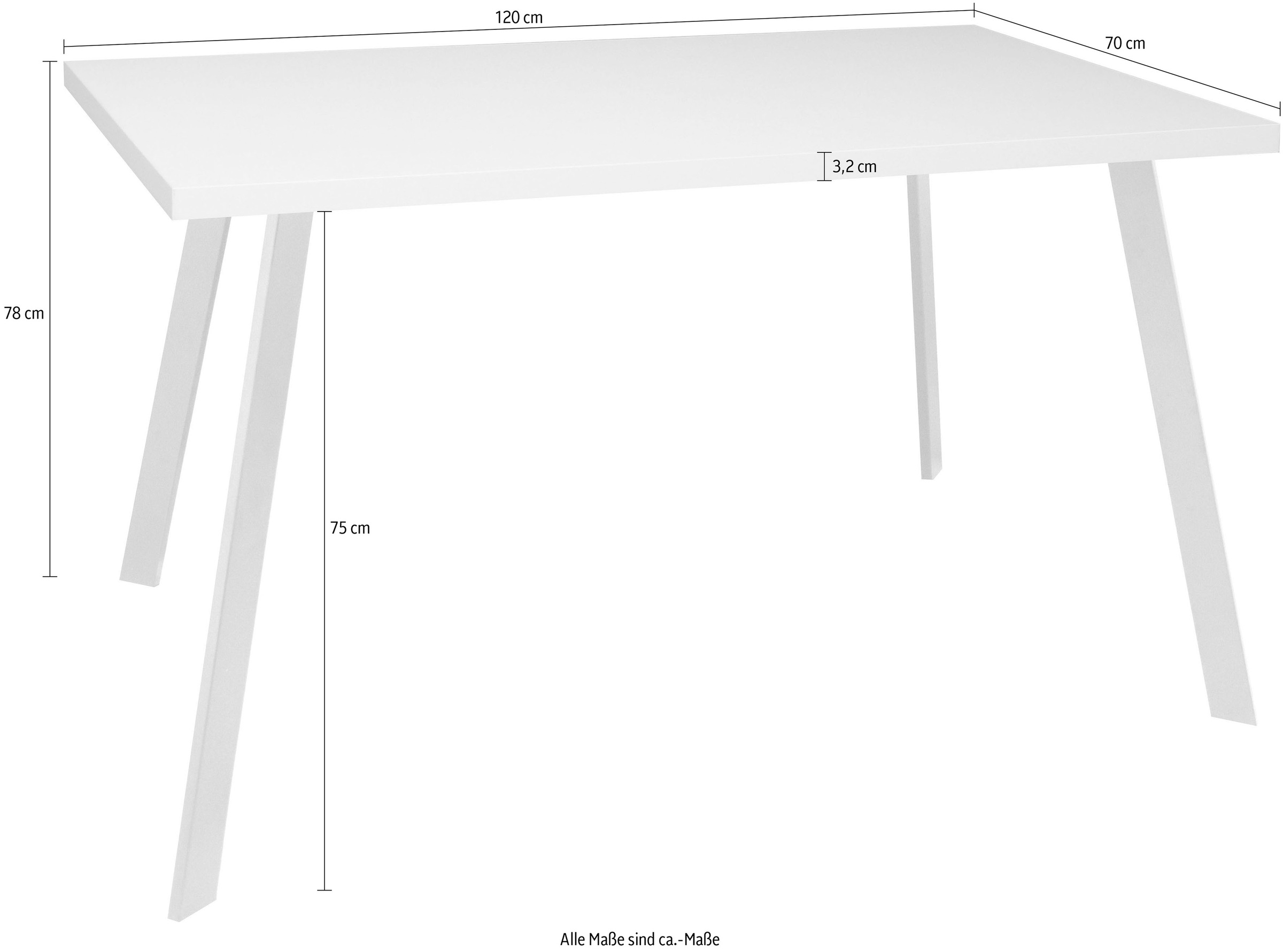 Mäusbacher Schreibtisch »Big System Office«, Breite 120 cm