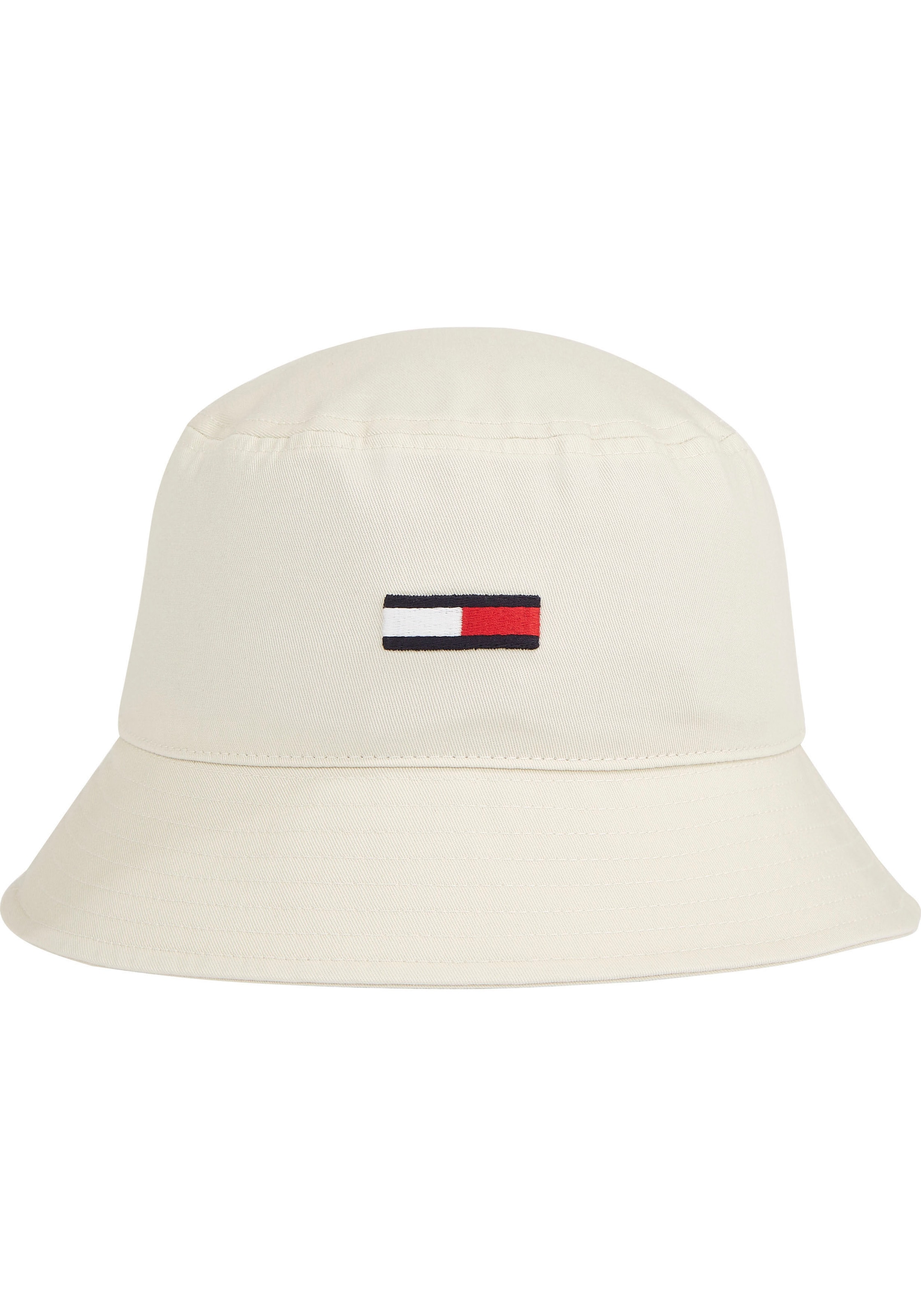 Tommy Jeans Fischerhut »TJW ELONGATED FLAG BUCKET HAT«, mit Logostickerei