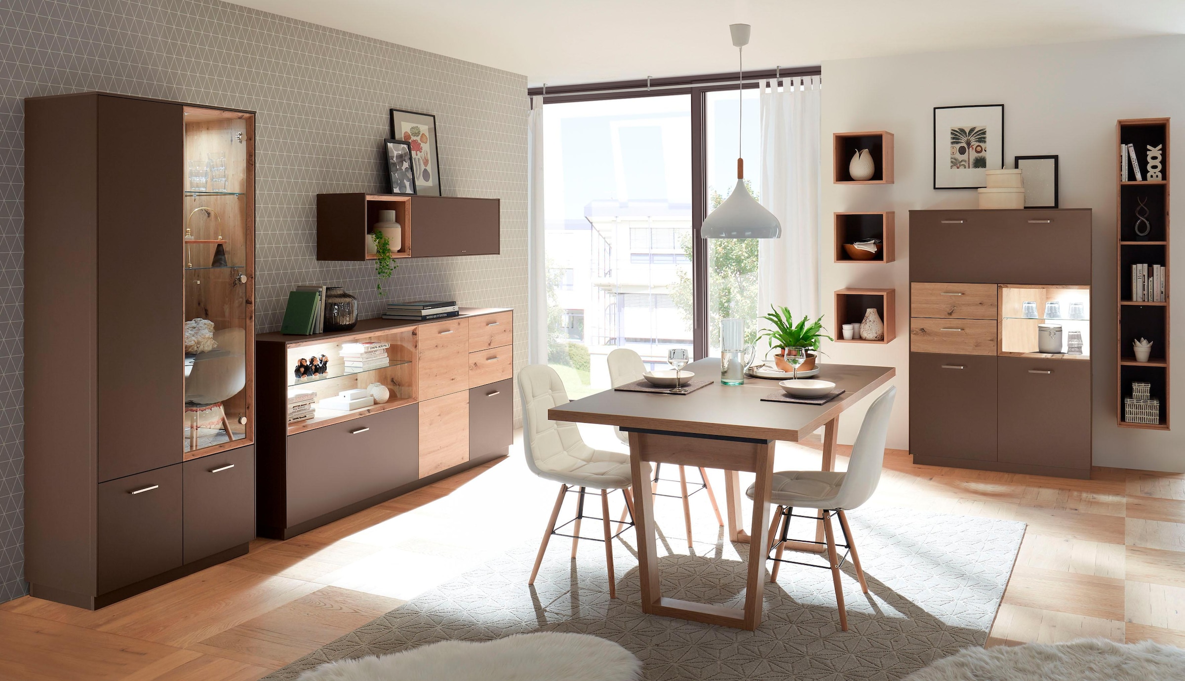 Mäusbacher Highboard »Frame«, Breite 99 cm