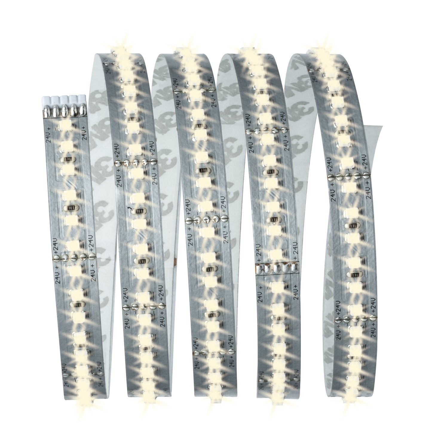 Paulmann LED-Streifen »MaxLED 1000 Basisset 1,5m IP20 2700K 18W 230/24V 36VA Silber«, 1 St.-flammig