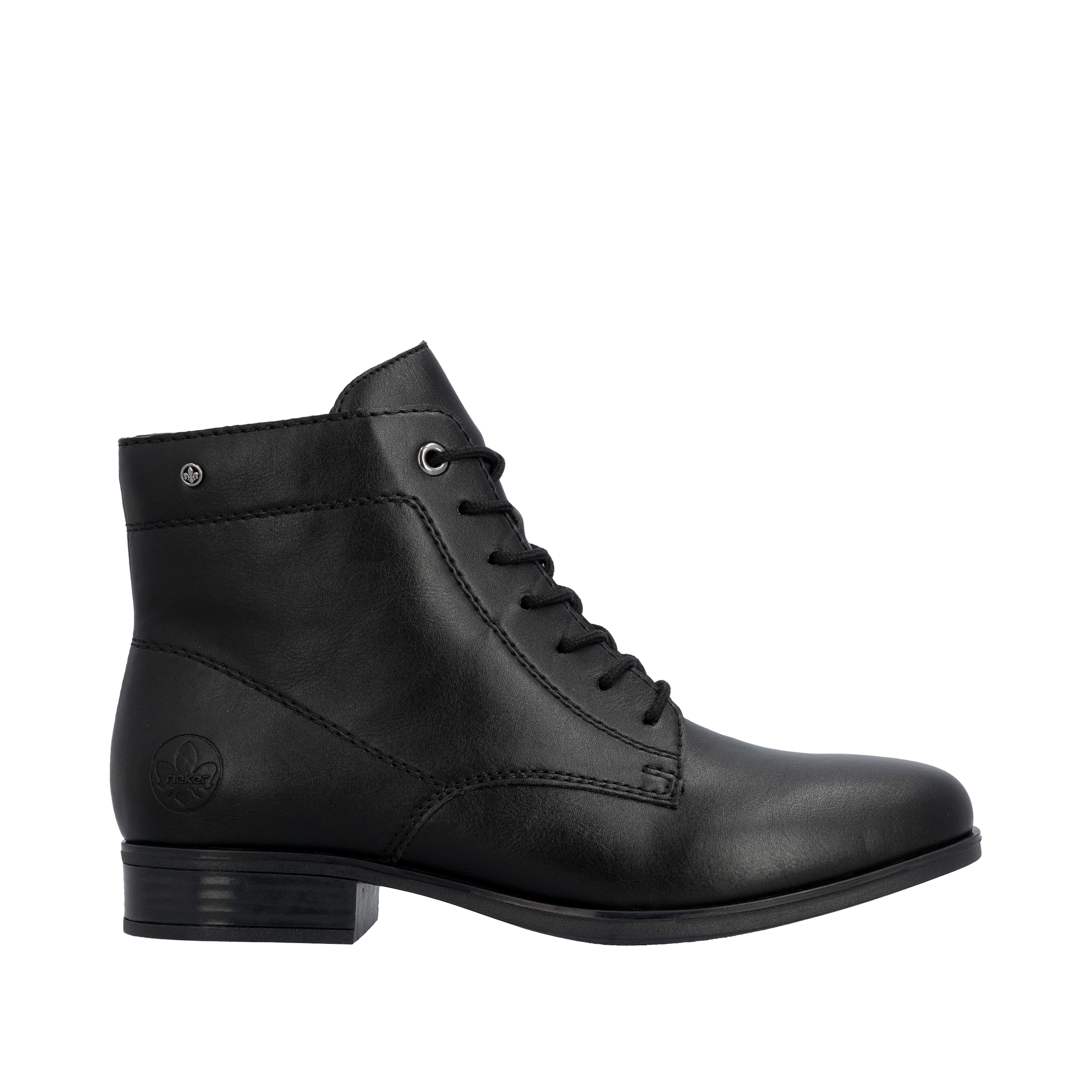 Rieker Schnürstiefelette  Klassik-Stiefelette, Schnürboots mit Reißverschluss