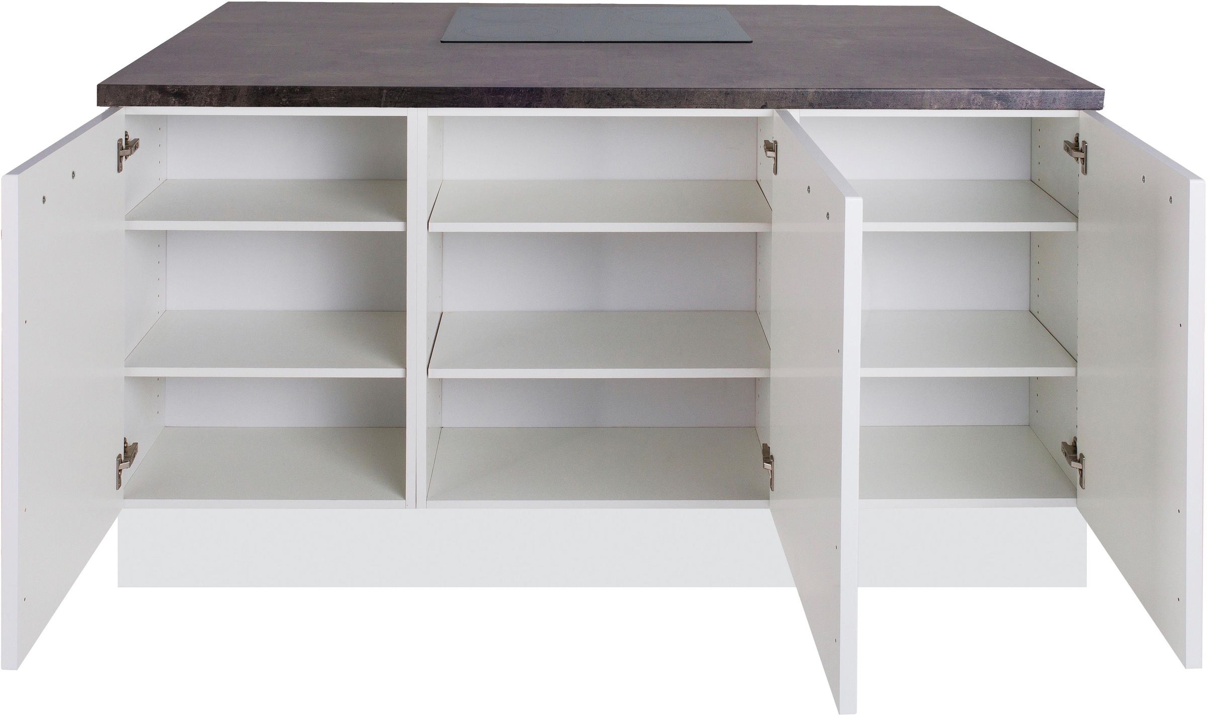 KOCHSTATION Kücheninsel »KS-Cara«, Vollauszüge und Soft-Close-Funktion, Stellbreite 160 x 95 cm