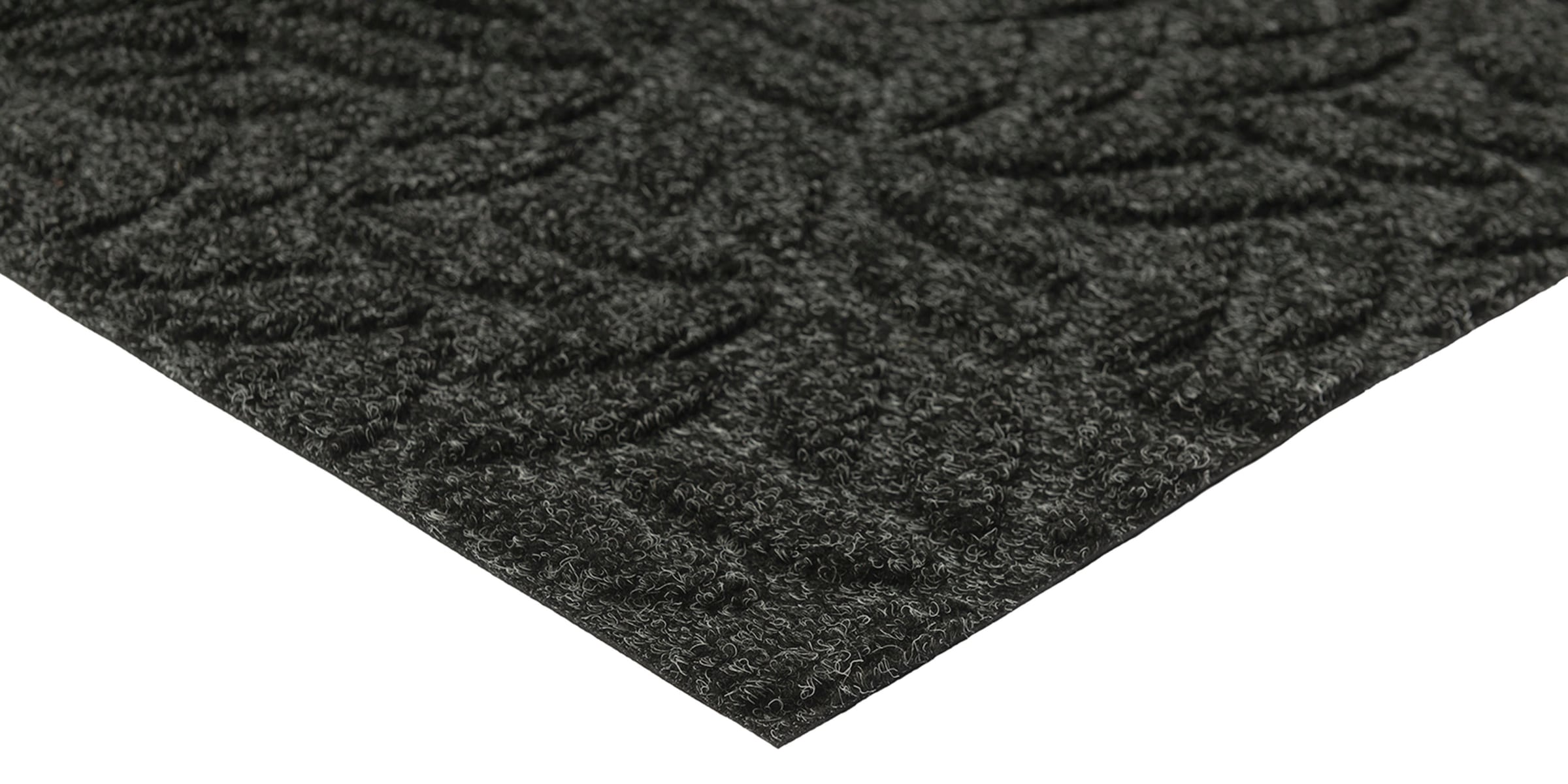 wash+dry by Kleen-Tex Fußmatte »DUNE Leaves Dark Grey« rechteckig 8 mm Höhe