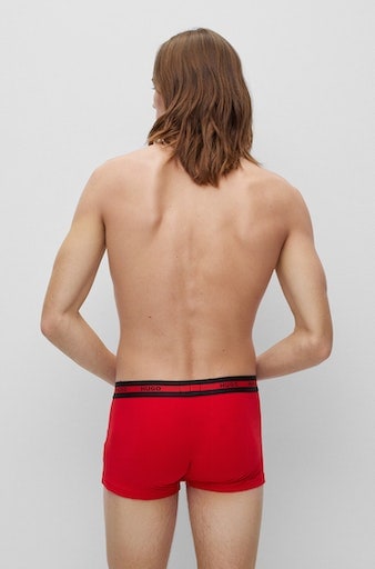 HUGO Underwear Trunk »TRIPLET«, (Packung, 3 St., Im Dreierpack), mit Logoschriftzug